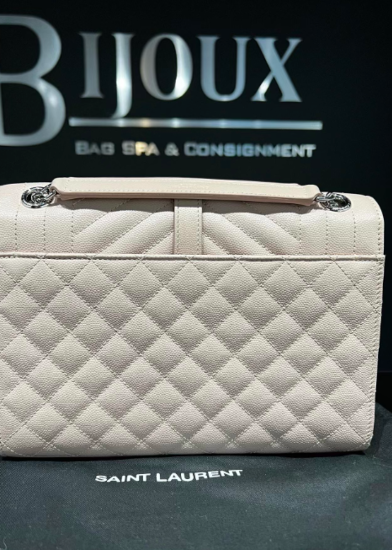 Saint Laurent SOLD - Saint Laurent Medium Envelope Pale Pink