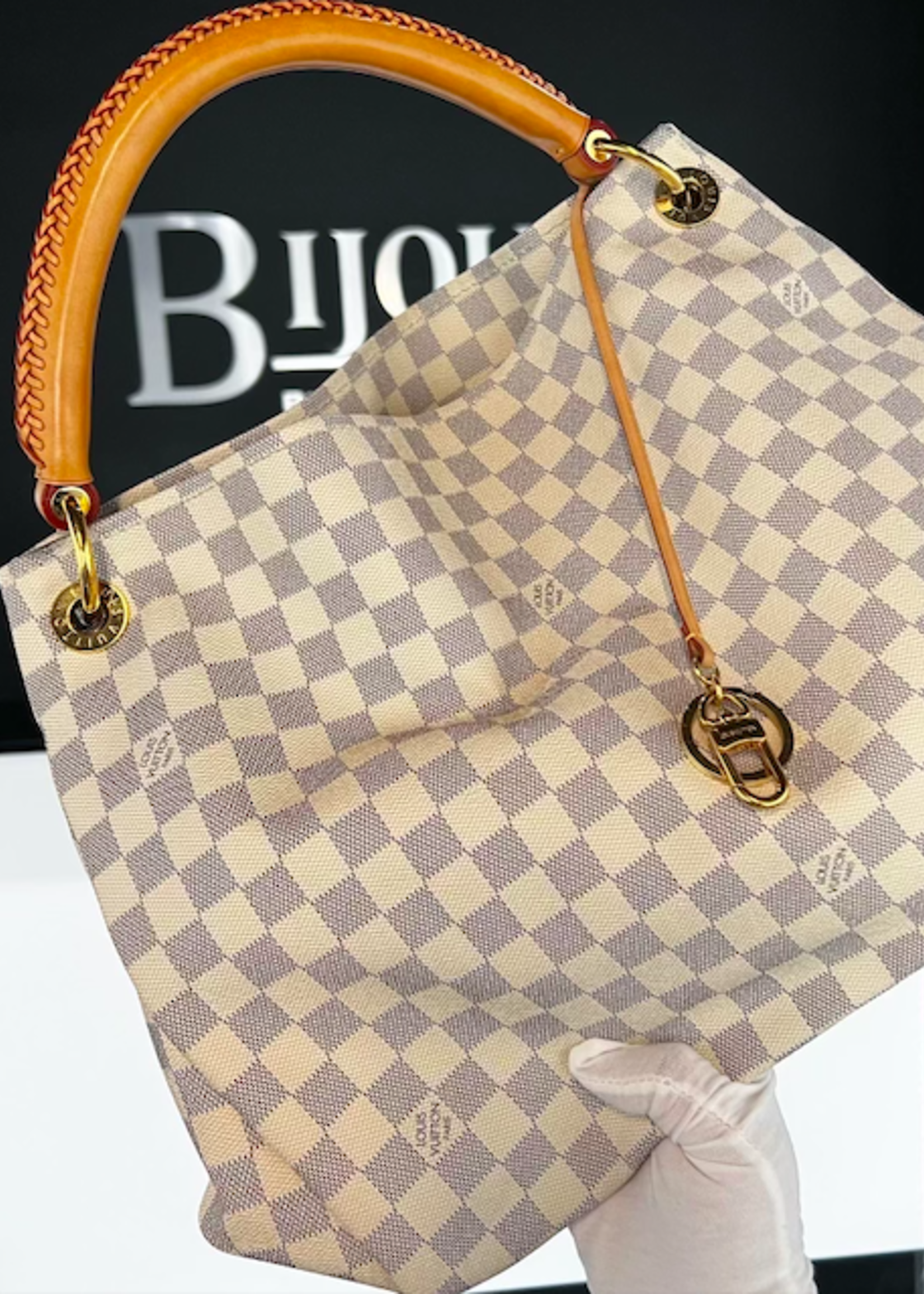 Louis Vuitton Artsy MM- Damier Azur - Bijoux Bag Spa & Consignment