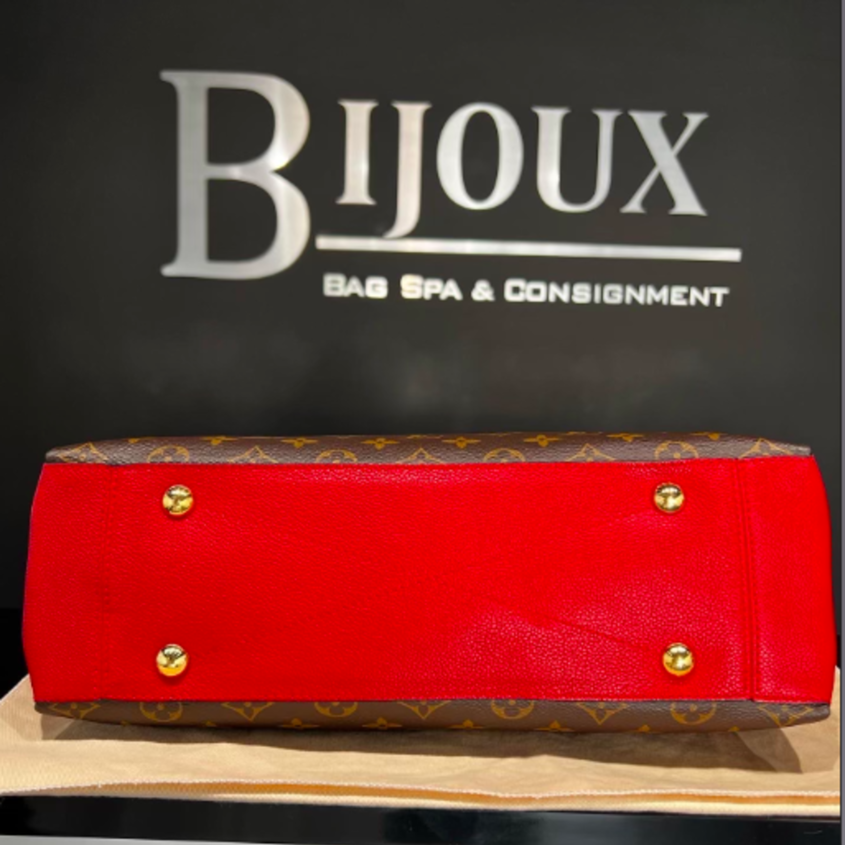 Louis Vuitton SOLD - Louis Vuitton Surene MM Red Monogram