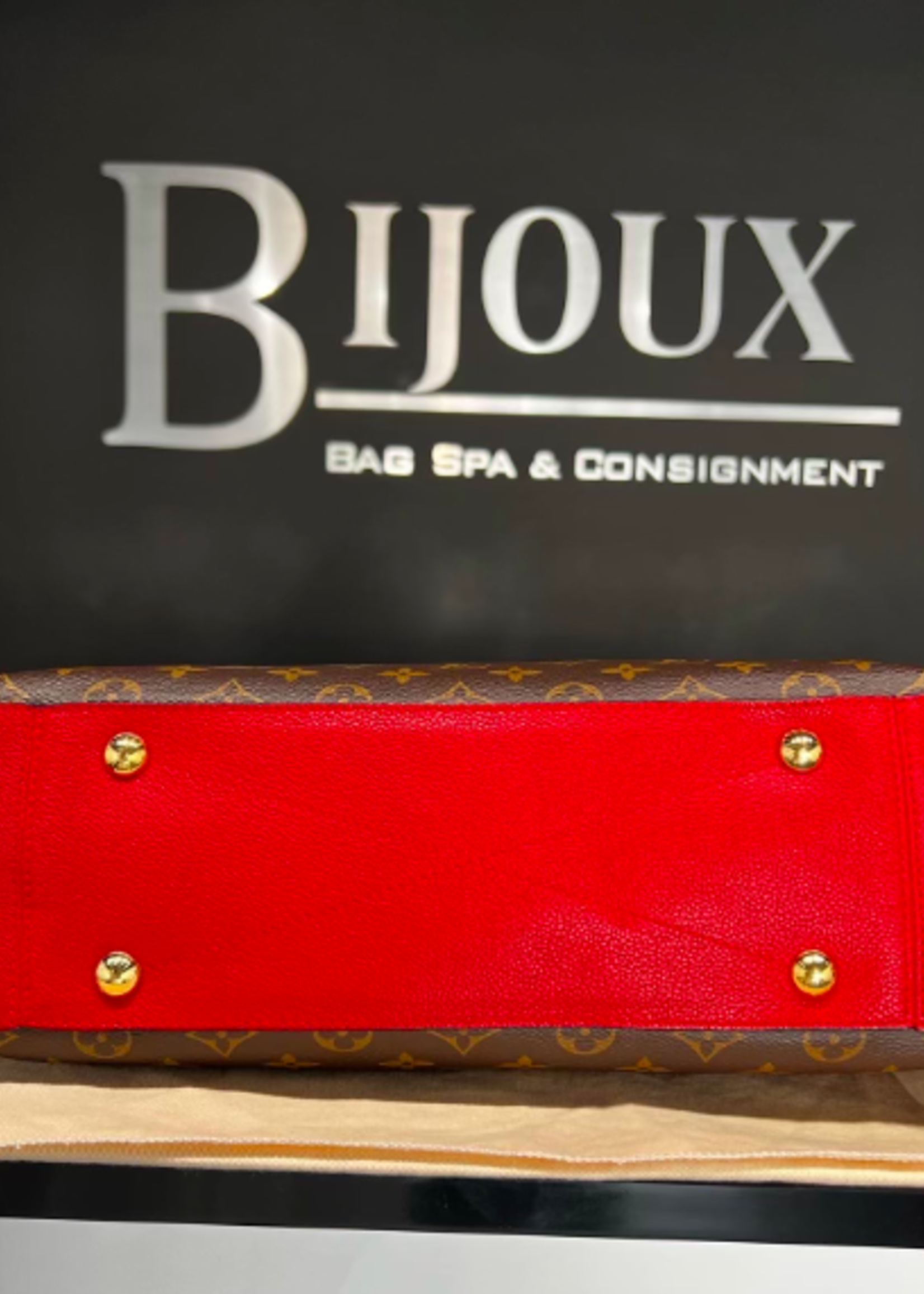 Louis Vuitton SOLD - Louis Vuitton Surene MM Red Monogram