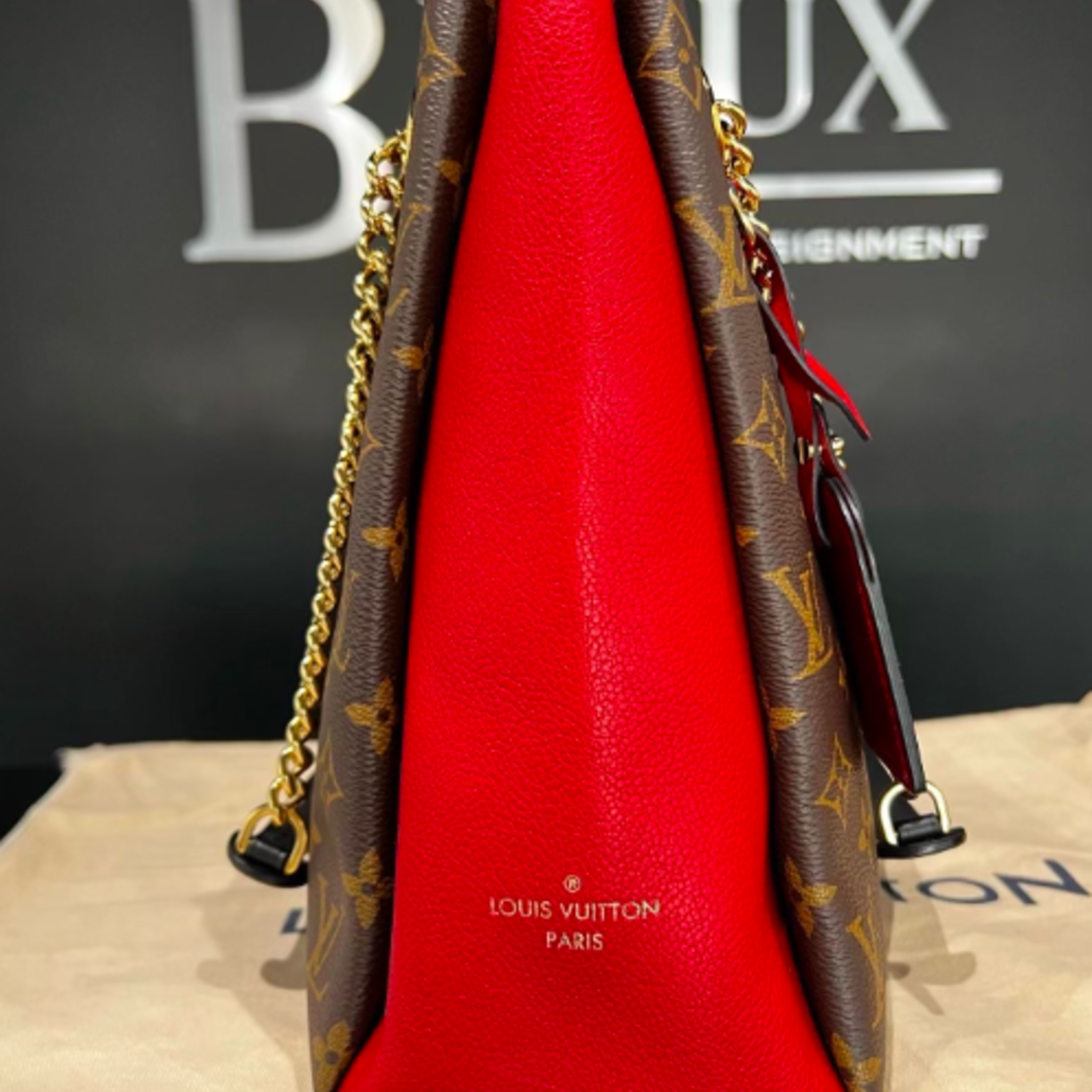 Louis Vuitton SOLD - Louis Vuitton Surene MM Red Monogram