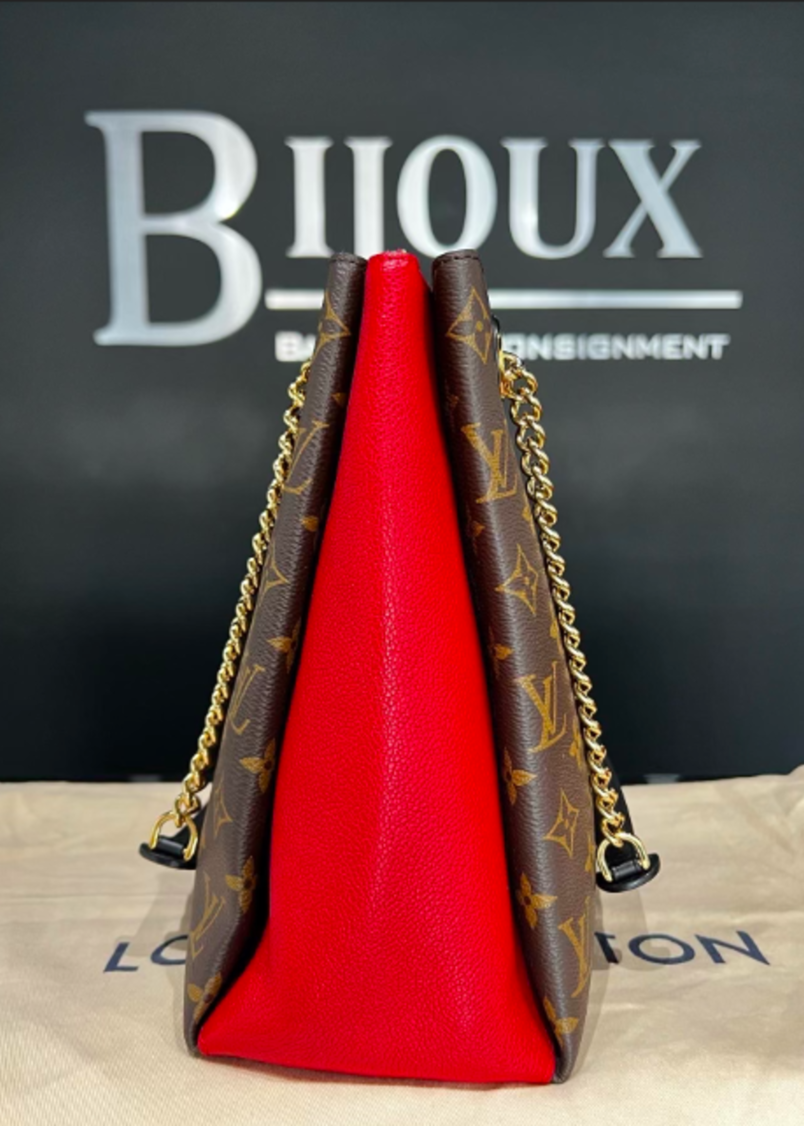 Louis Vuitton SOLD - Louis Vuitton Surene MM Red Monogram