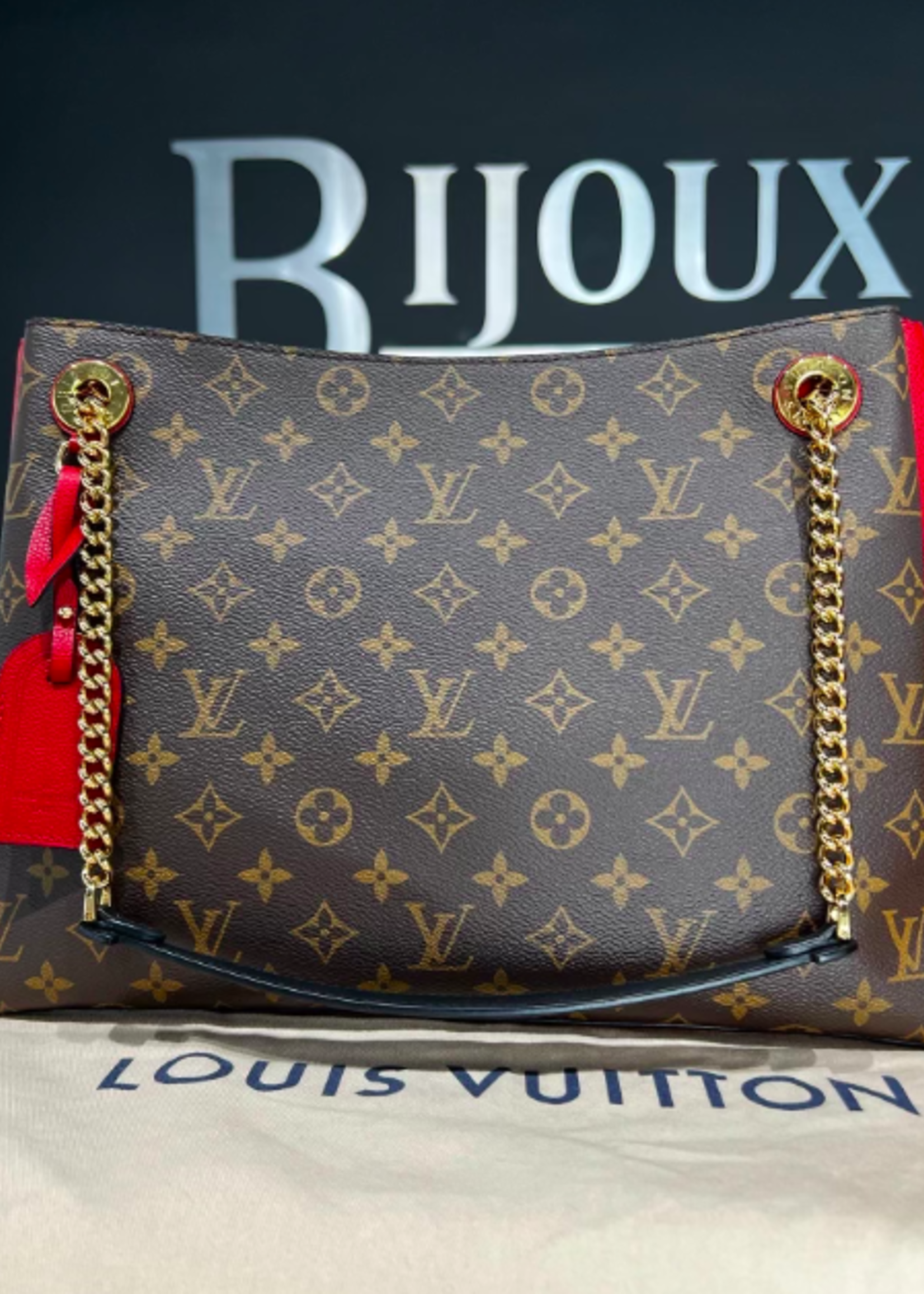 Louis Vuitton SOLD - Louis Vuitton Surene MM Red Monogram