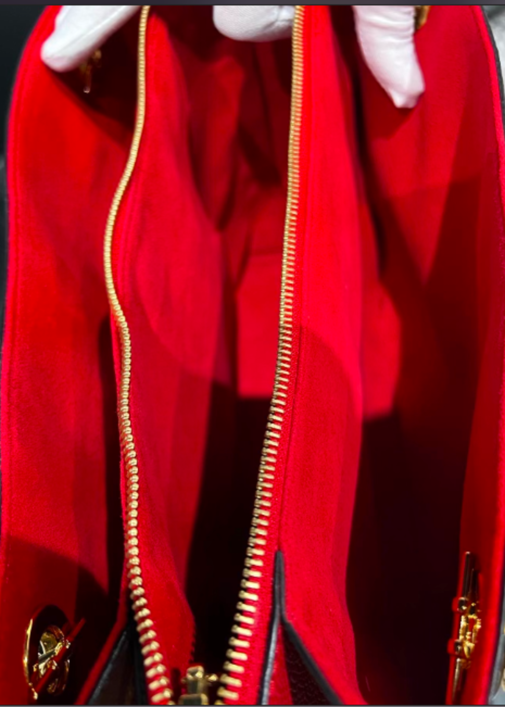 Louis Vuitton SOLD - Louis Vuitton Surene MM Red Monogram