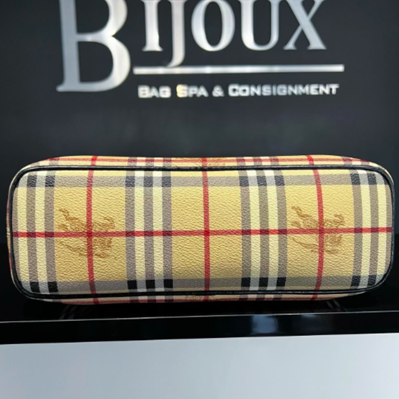 Burberry SOLD- Burberry Haymarket Small Tote