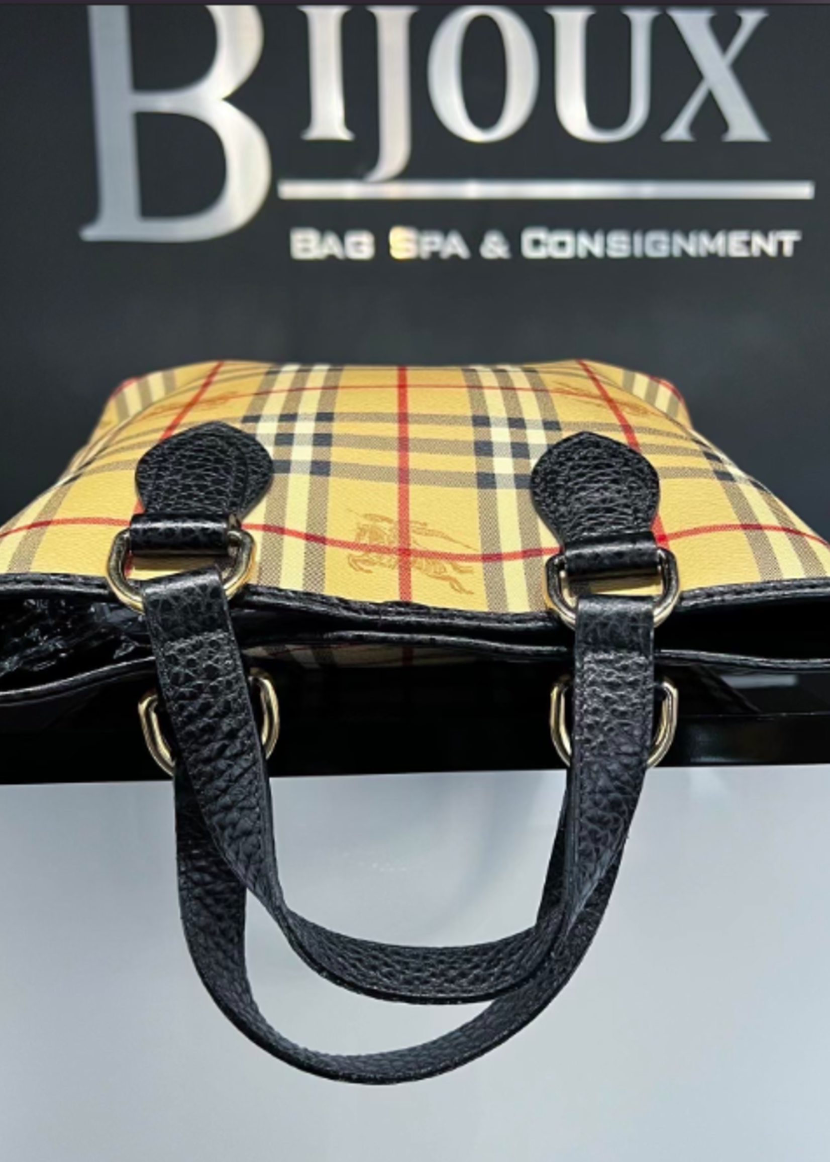 Burberry SOLD- Burberry Haymarket Small Tote
