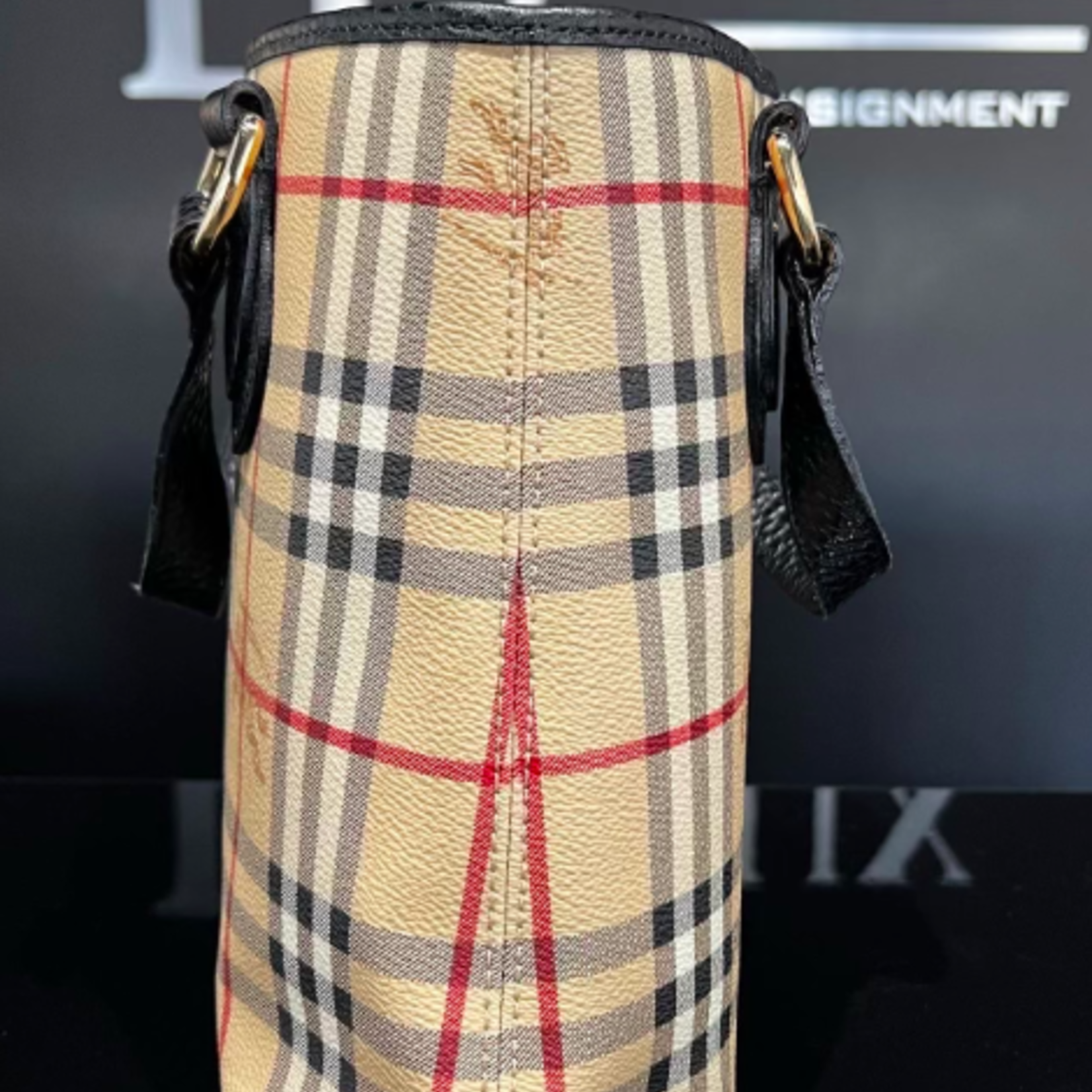 Burberry SOLD- Burberry Haymarket Small Tote