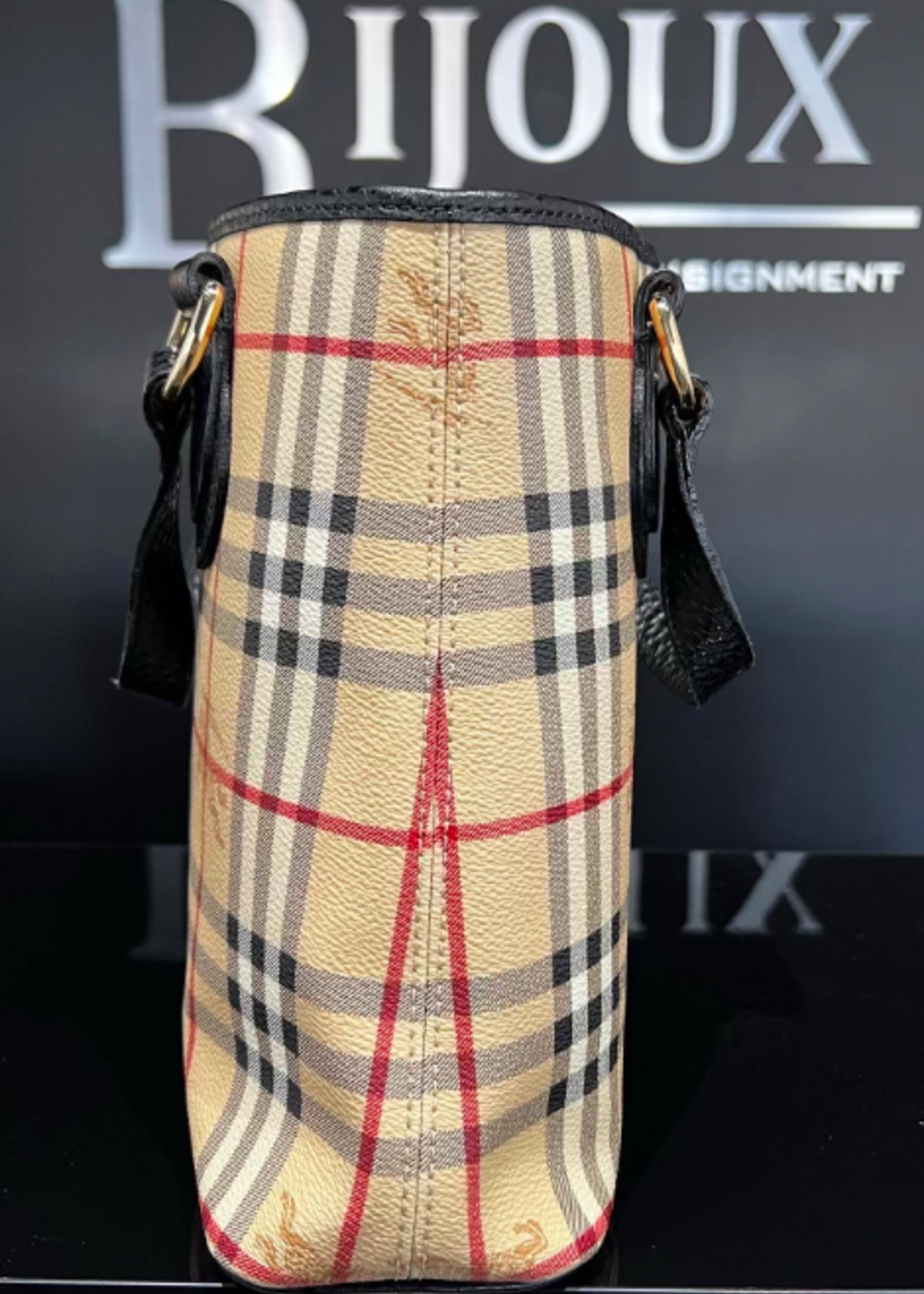 Burberry SOLD- Burberry Haymarket Small Tote