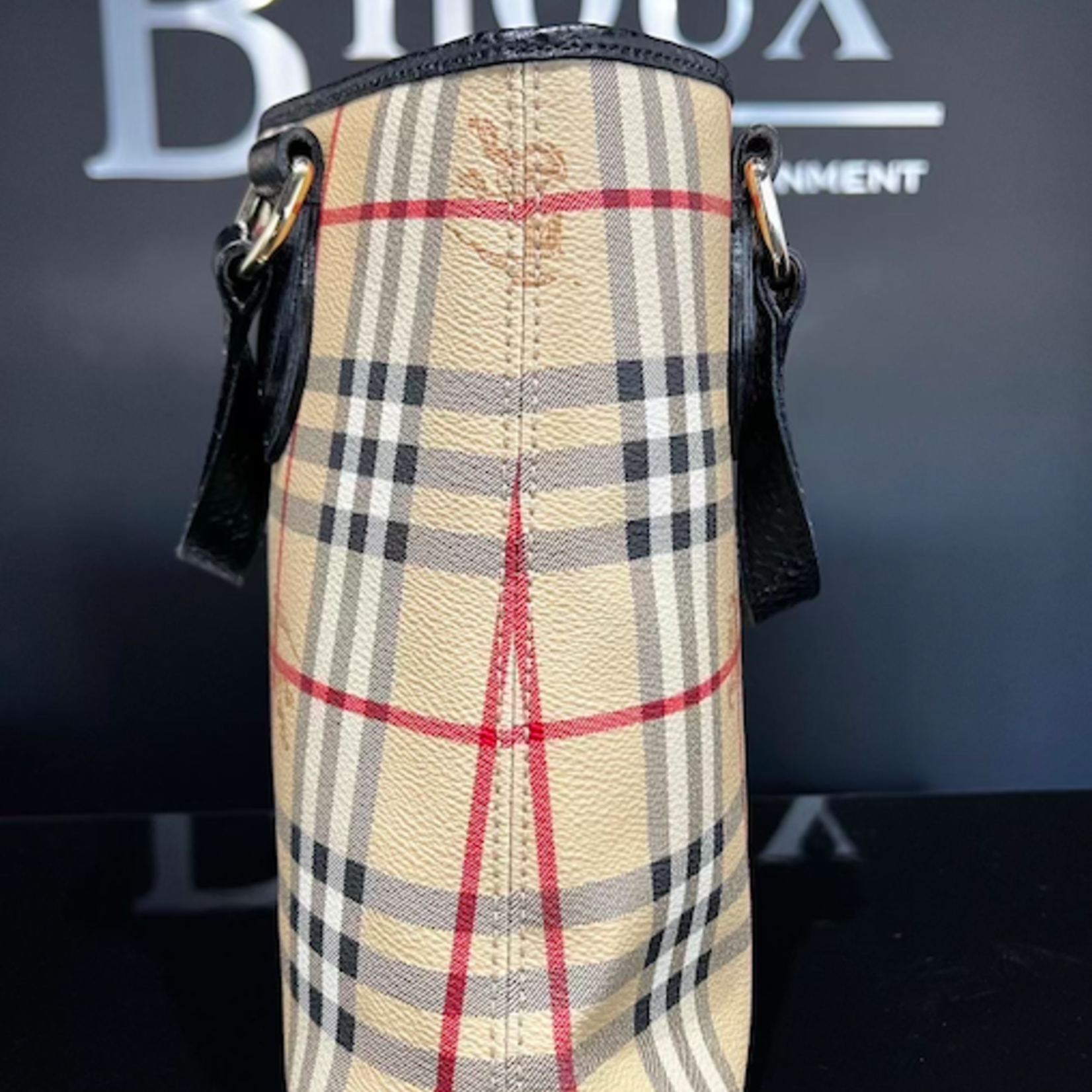 Burberry SOLD- Burberry Haymarket Small Tote