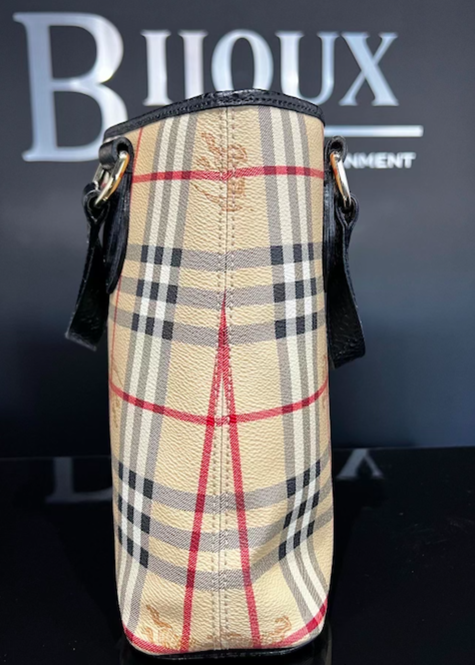 Burberry SOLD- Burberry Haymarket Small Tote