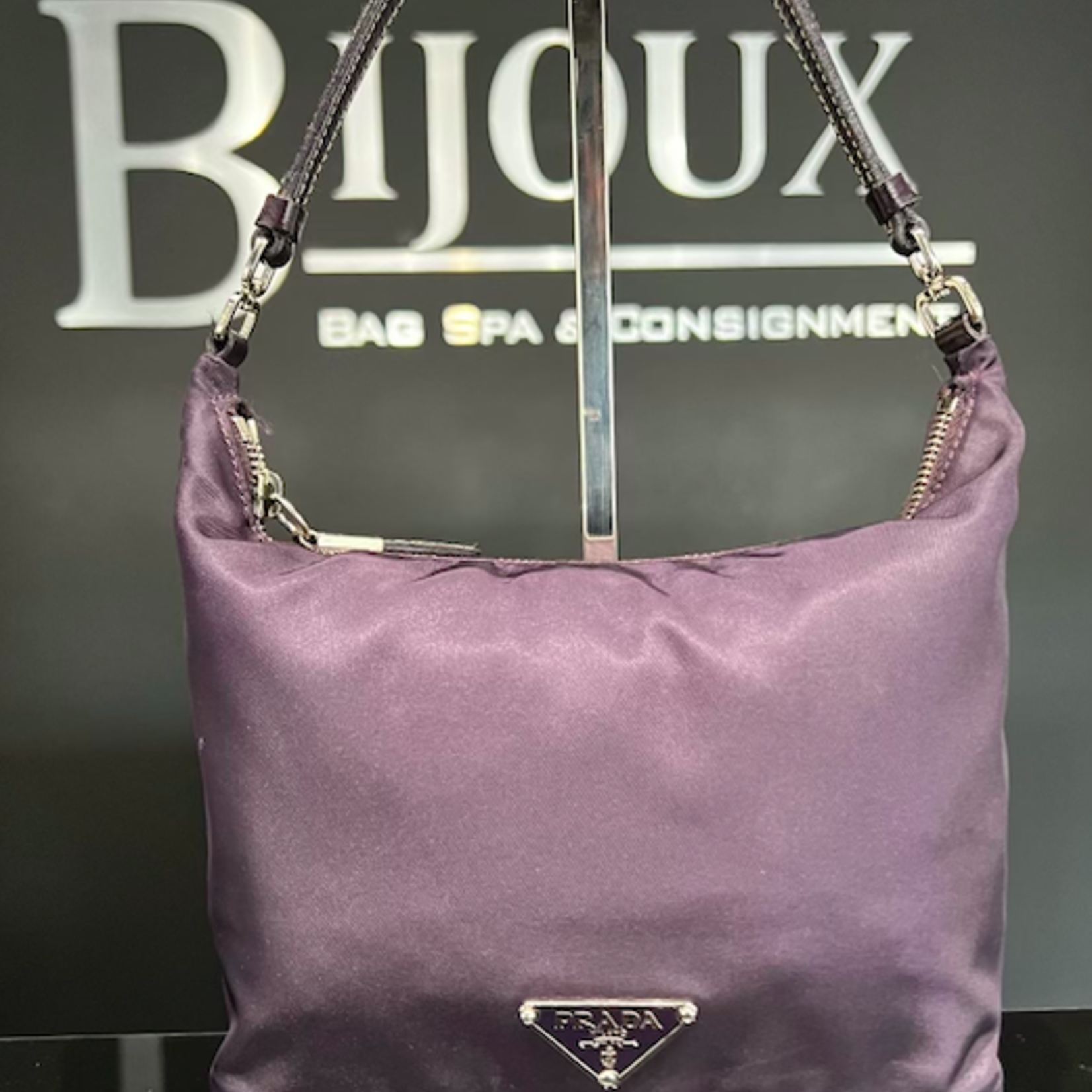 Prada SOLD- Prada Nylon Mini Tessuto- Violet