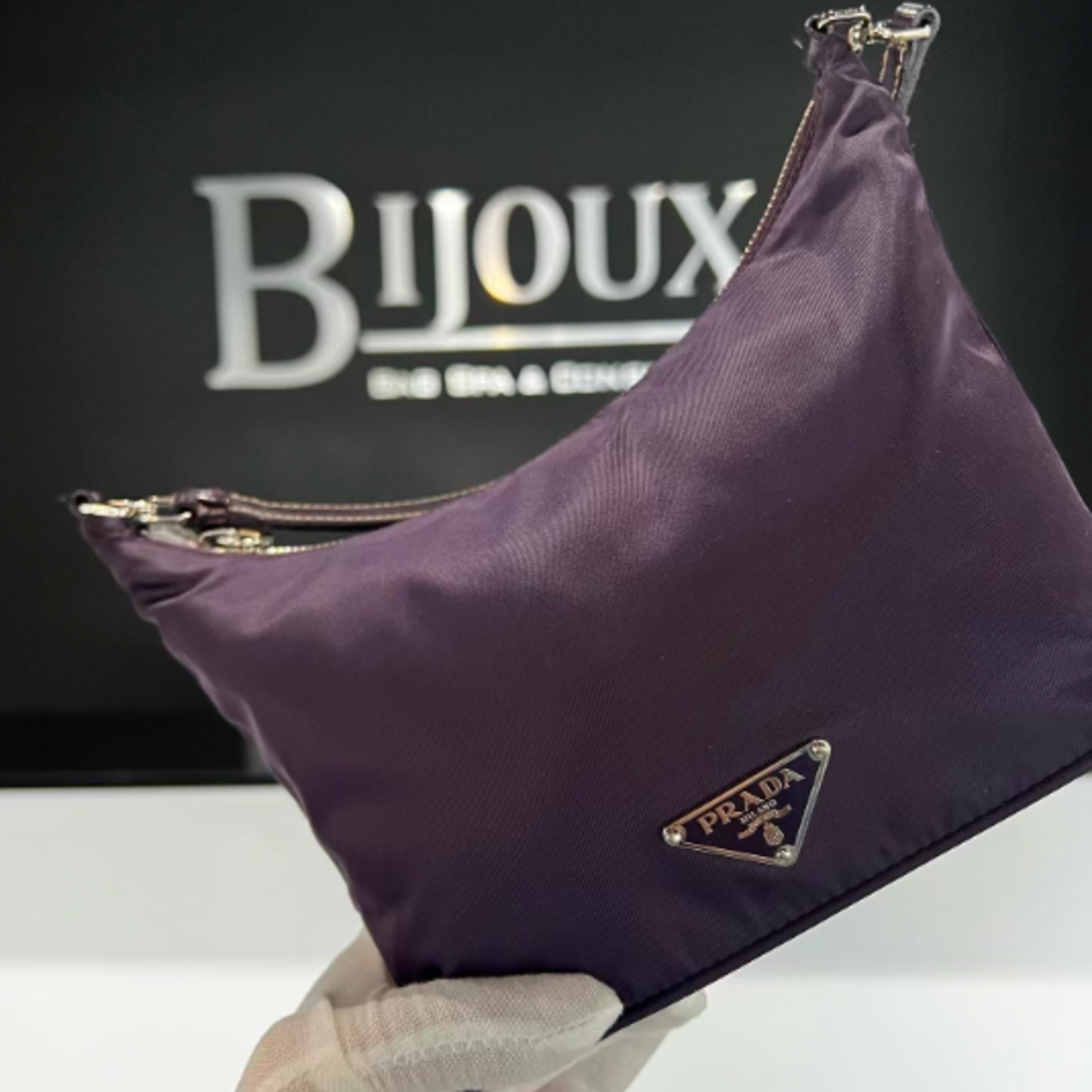 Prada Prada Nylon Mini Tessuto- Violet
