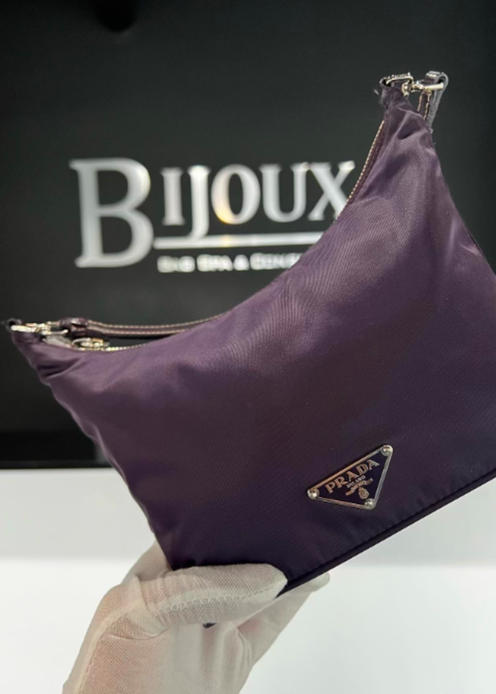 Prada SOLD- Prada Nylon Mini Tessuto- Violet