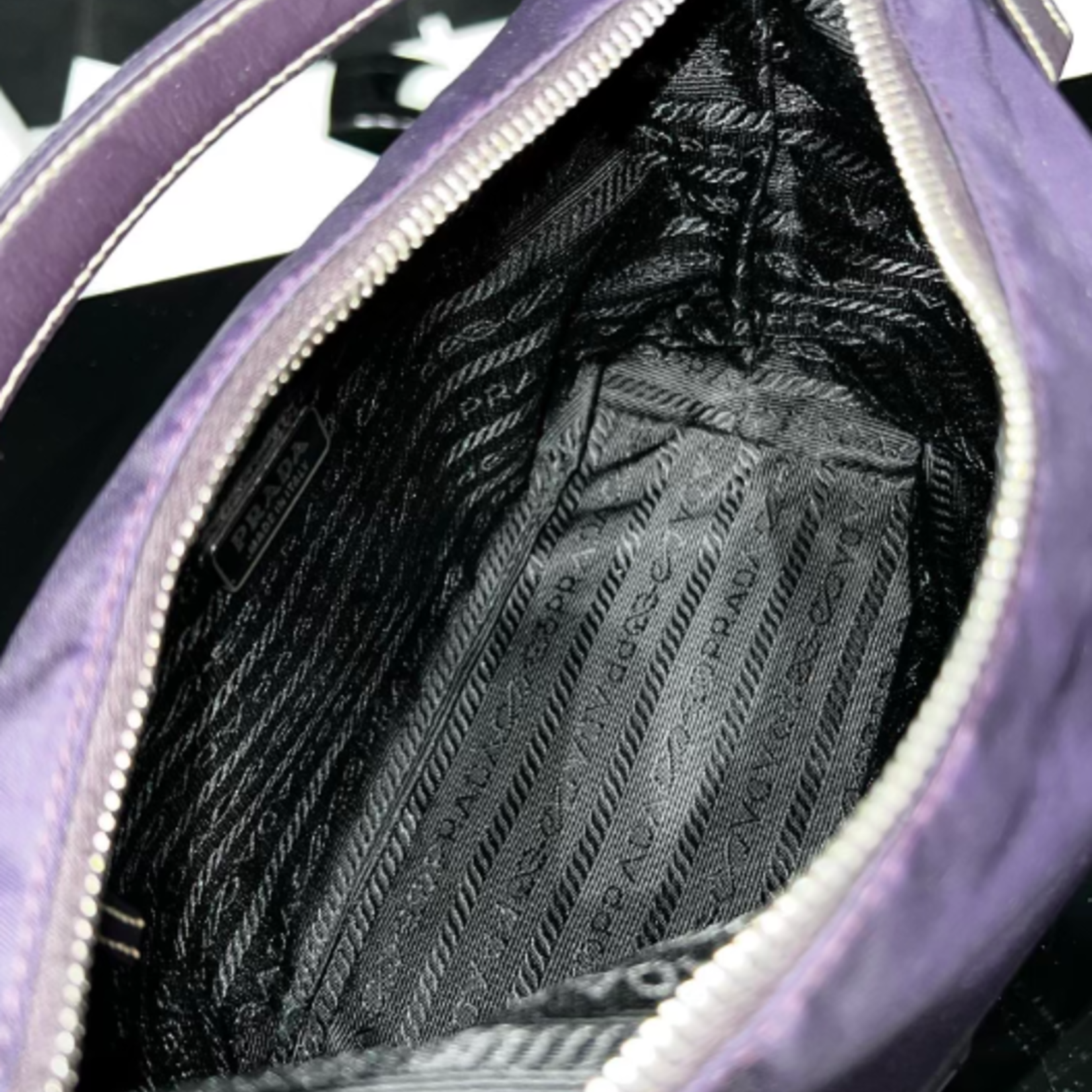 Prada SOLD- Prada Nylon Mini Tessuto- Violet