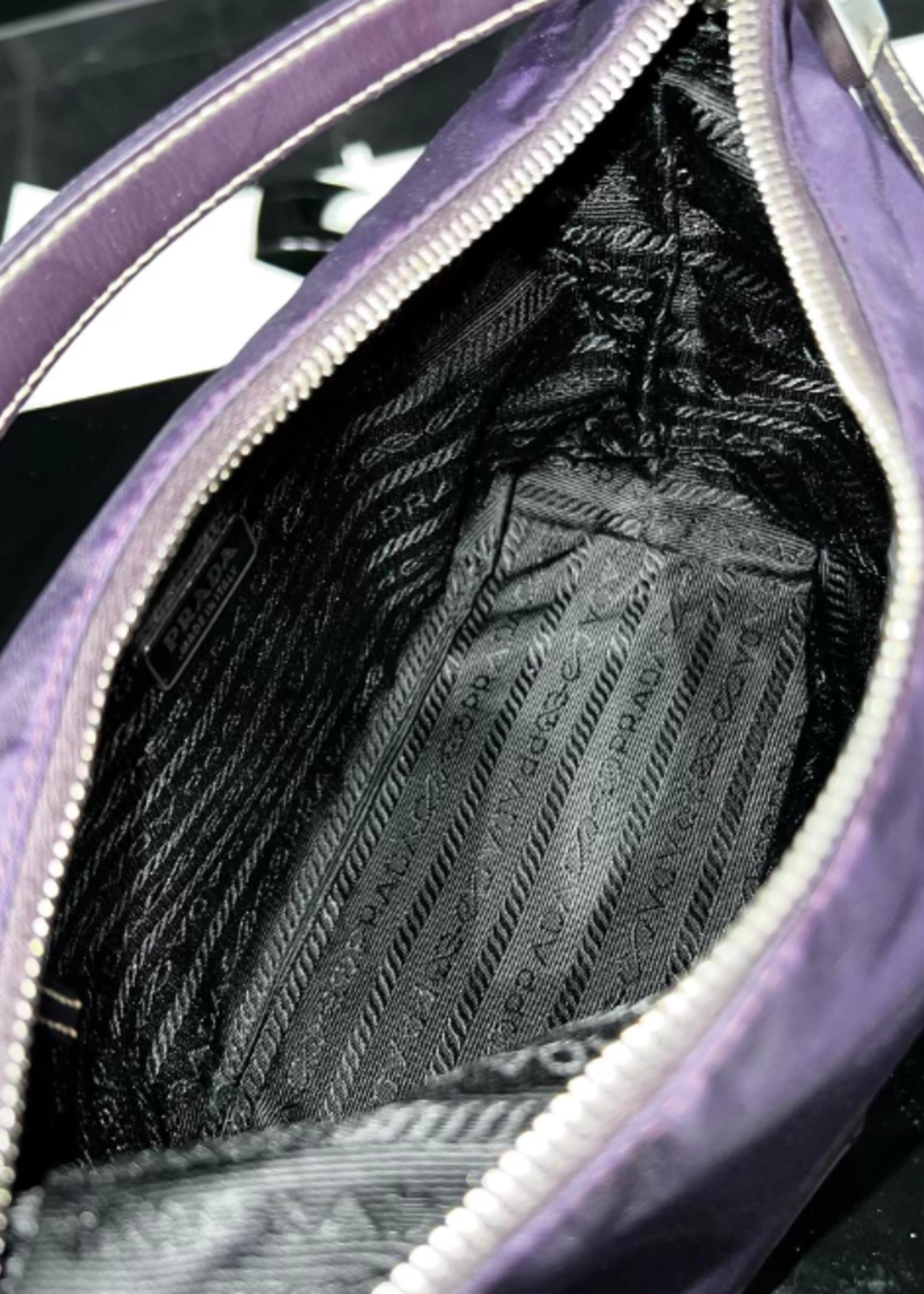 Prada SOLD- Prada Nylon Mini Tessuto- Violet