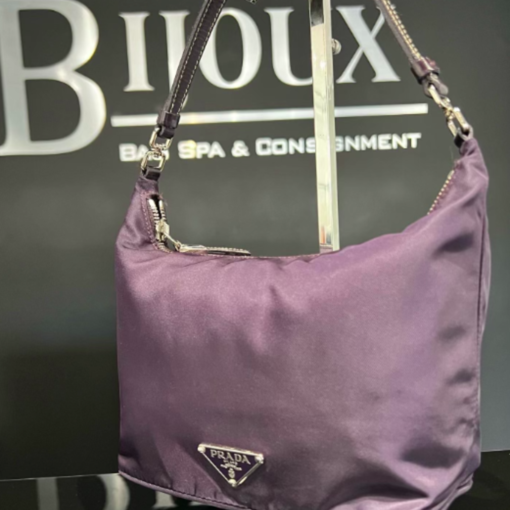 Prada SOLD- Prada Nylon Mini Tessuto- Violet