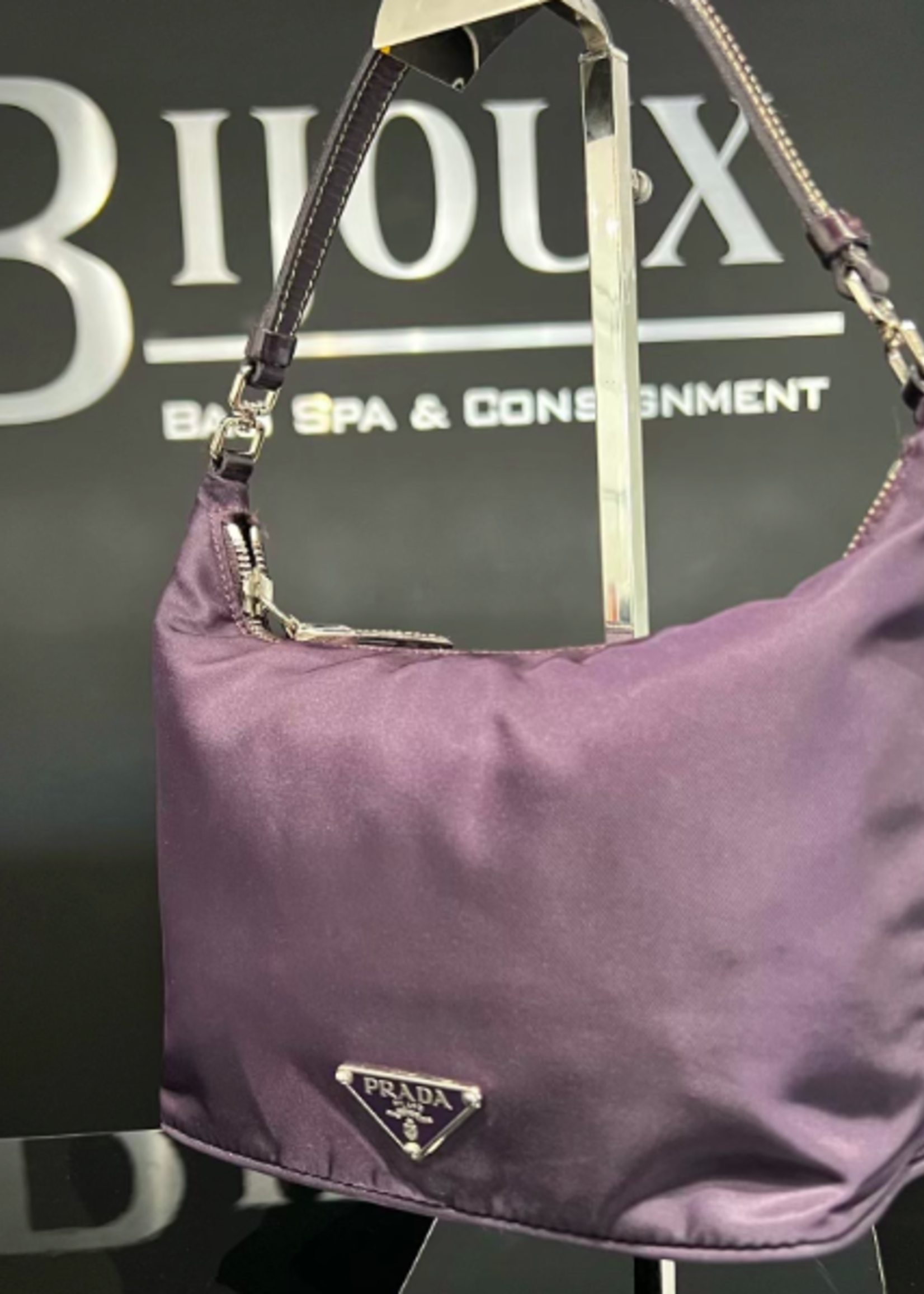 Prada SOLD- Prada Nylon Mini Tessuto- Violet