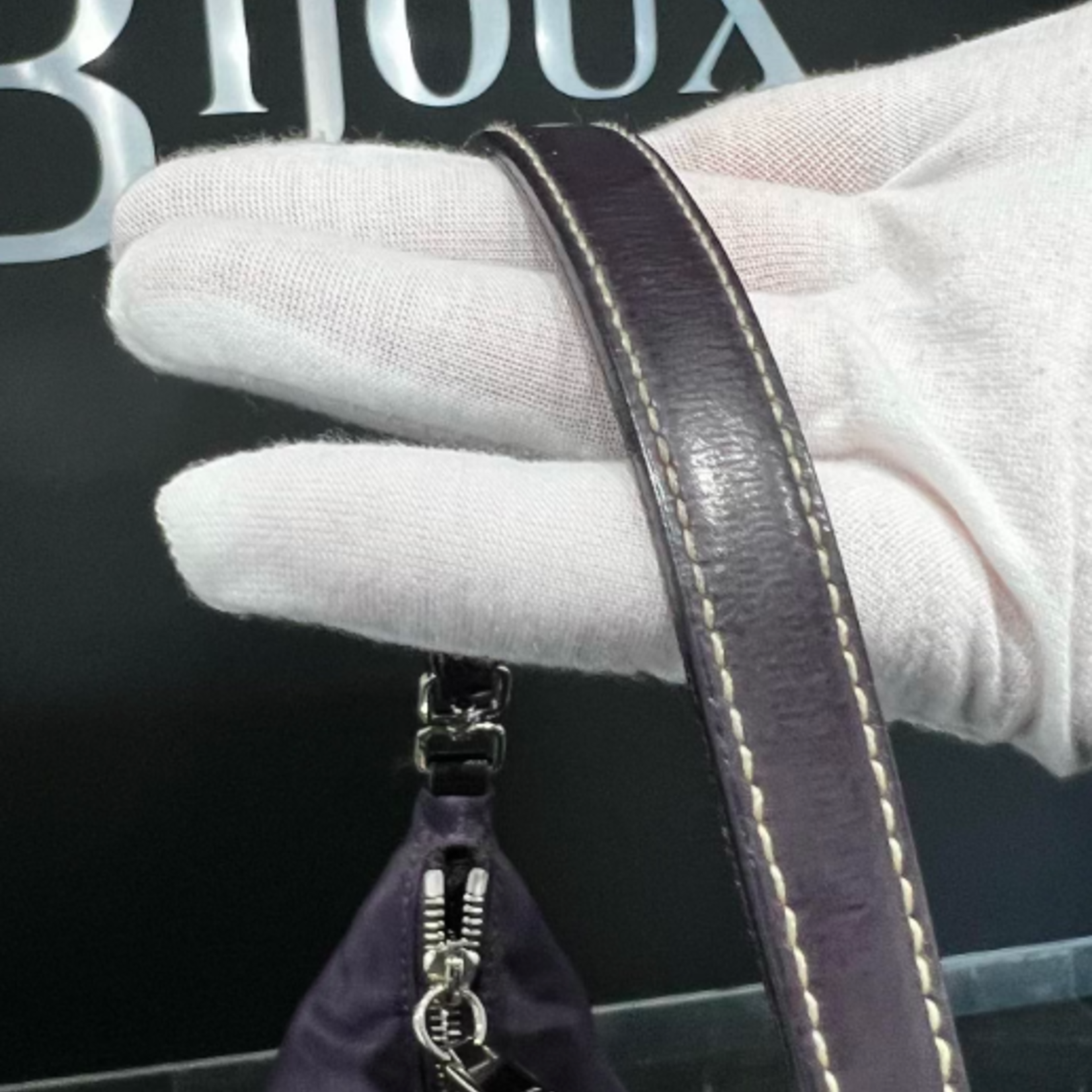 Prada SOLD- Prada Nylon Mini Tessuto- Violet