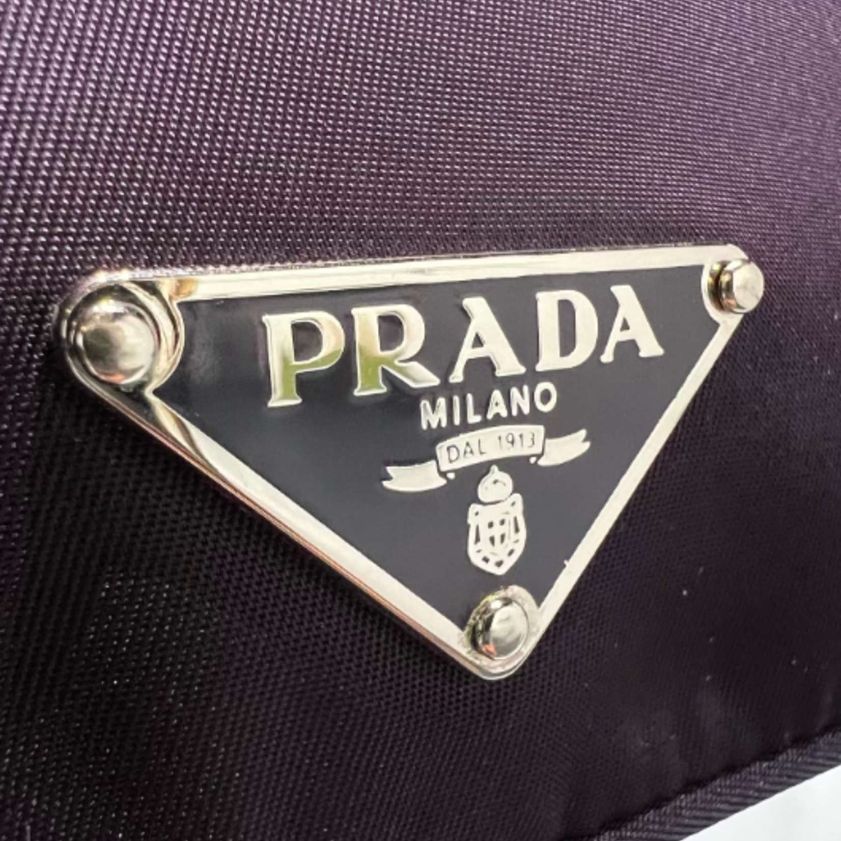 Prada SOLD- Prada Nylon Mini Tessuto- Violet