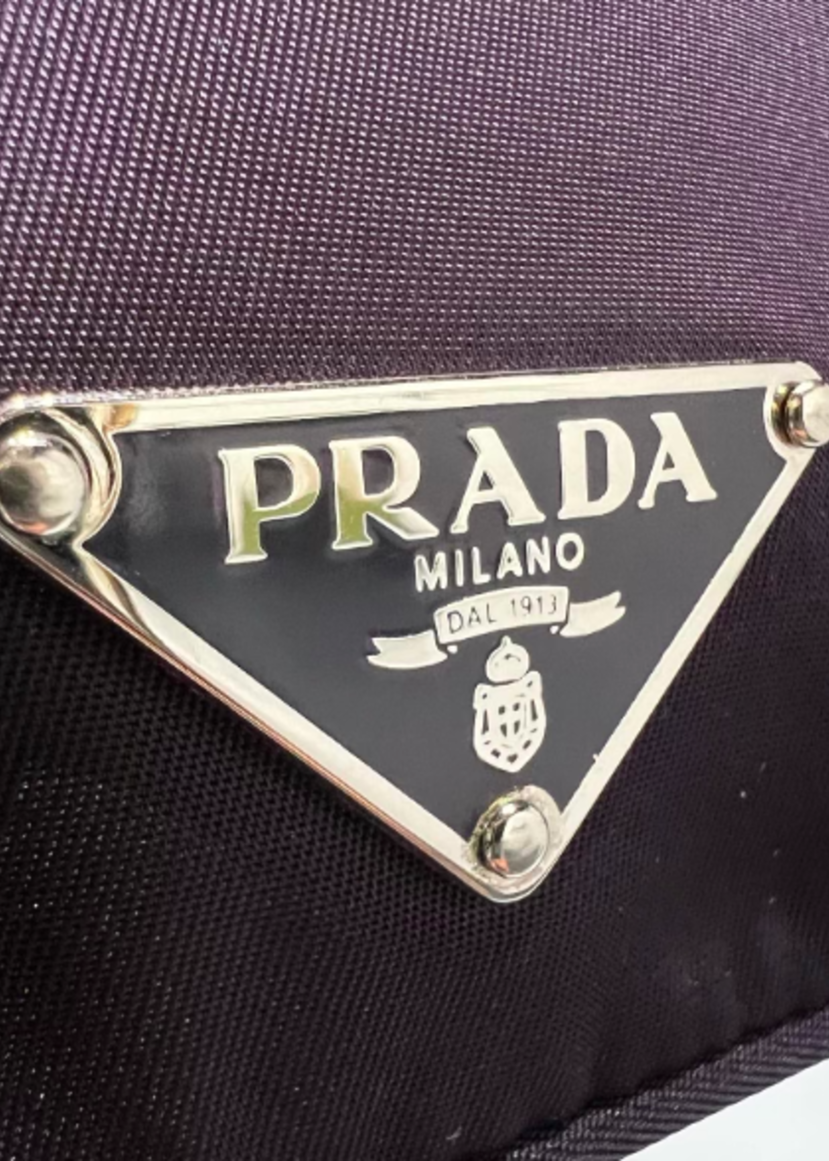 Prada SOLD- Prada Nylon Mini Tessuto- Violet