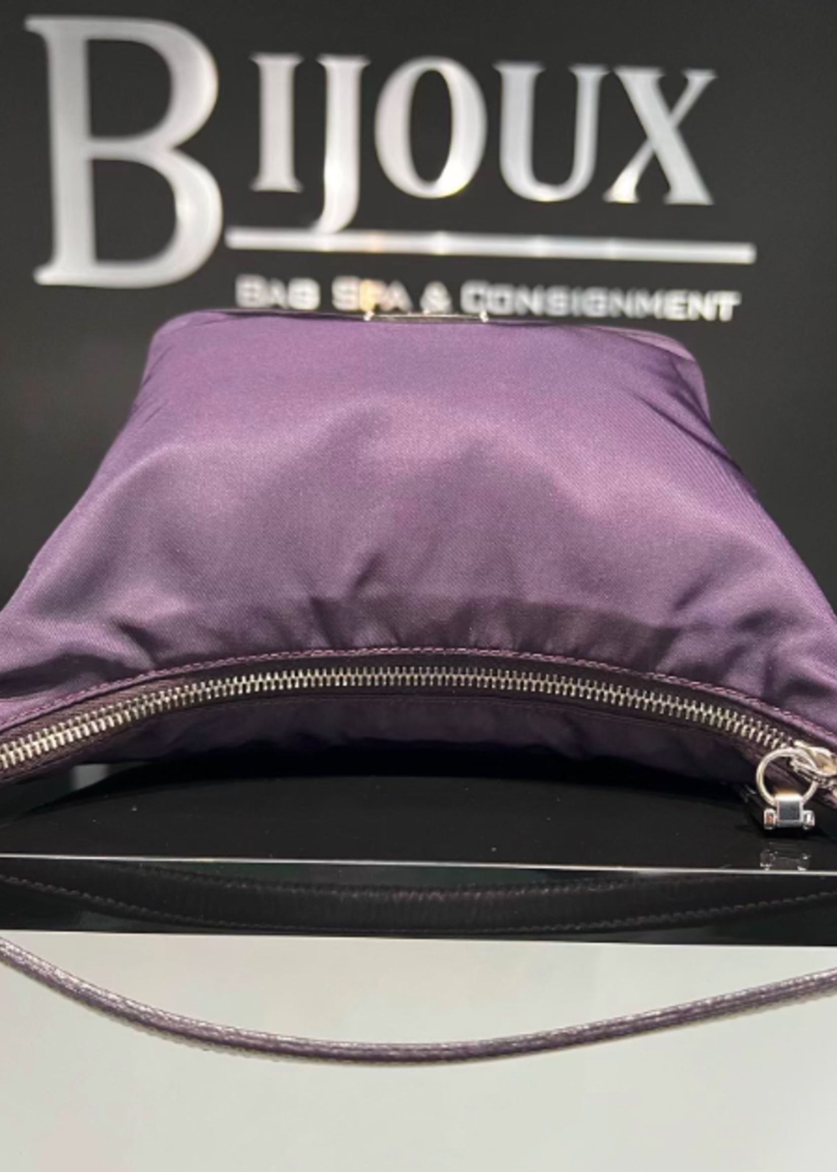 Prada SOLD- Prada Nylon Mini Tessuto- Violet