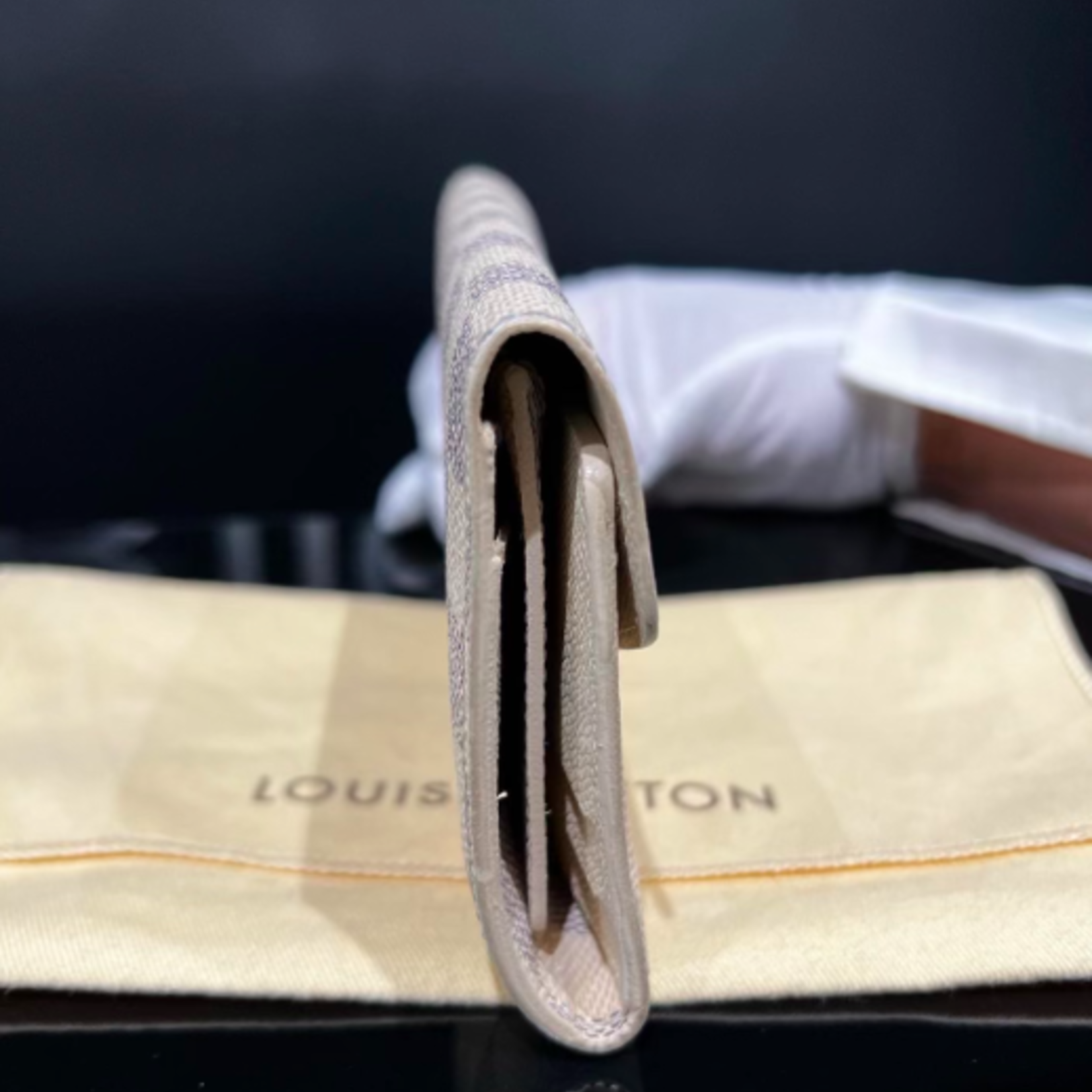 Louis Vuitton Louis Vuitton Josephine Wallet Damier Azur