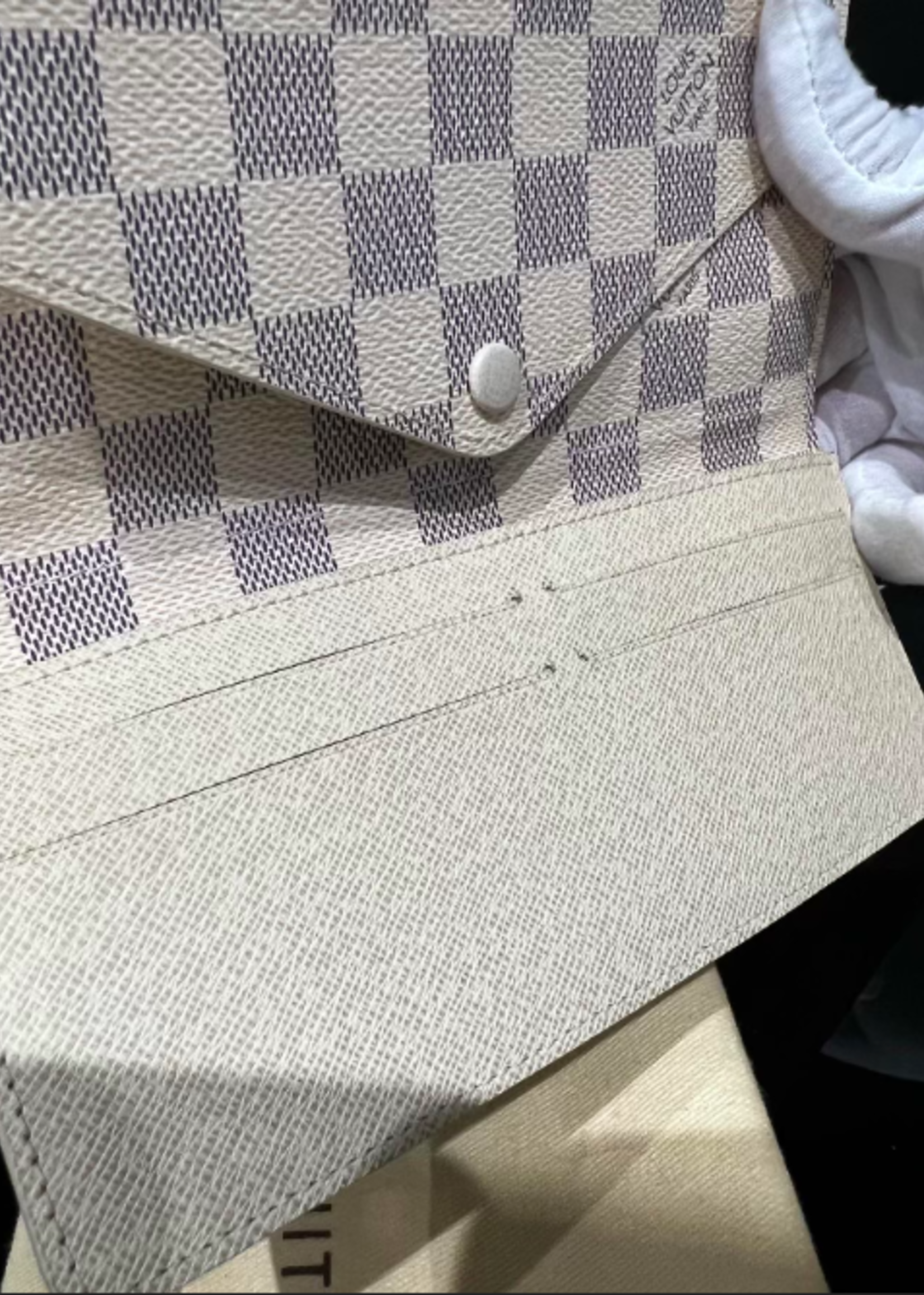 Louis Vuitton SOLD- Louis Vuitton Josephine Wallet Damier Azur