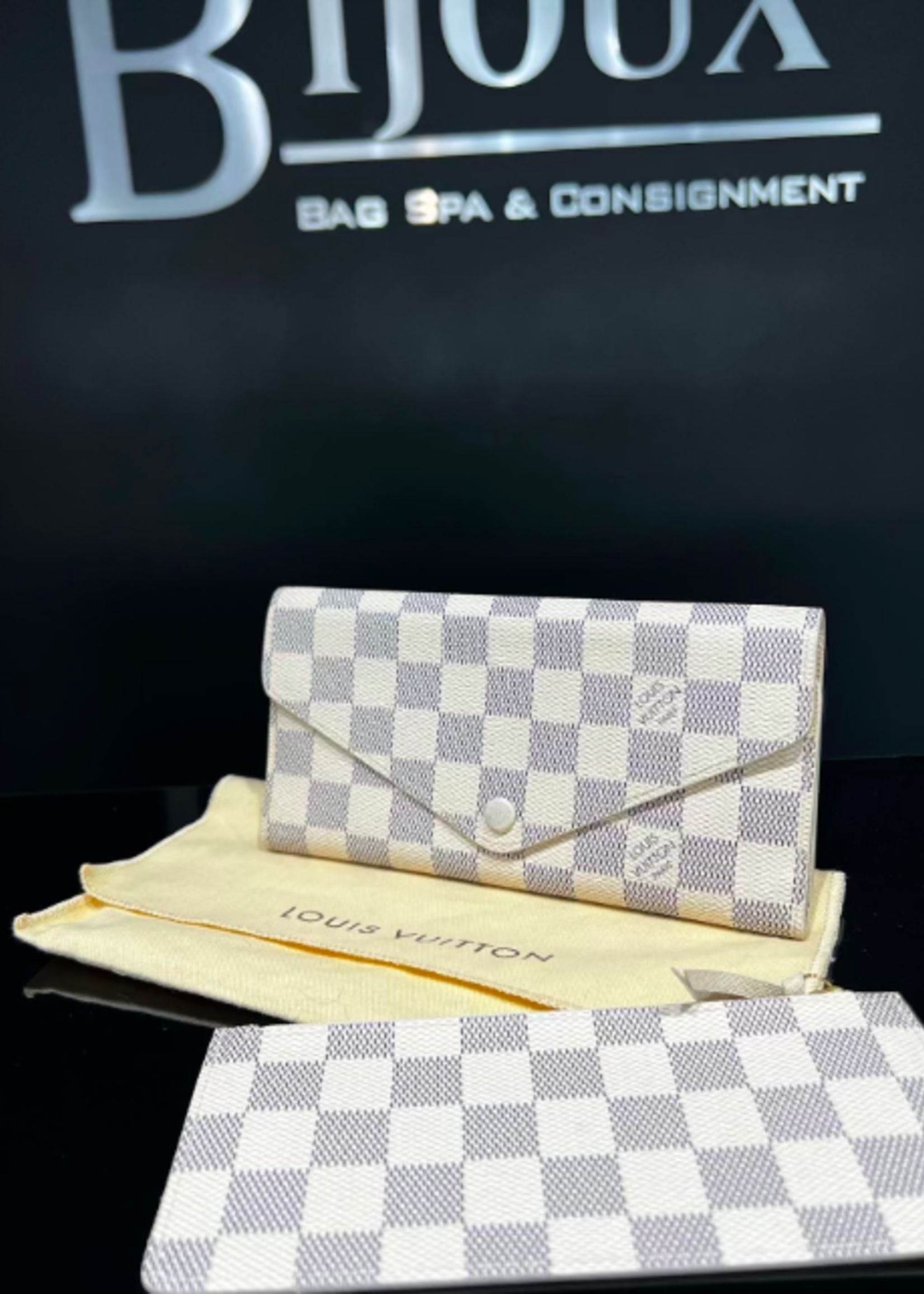 Louis Vuitton SOLD- Louis Vuitton Josephine Wallet Damier Azur