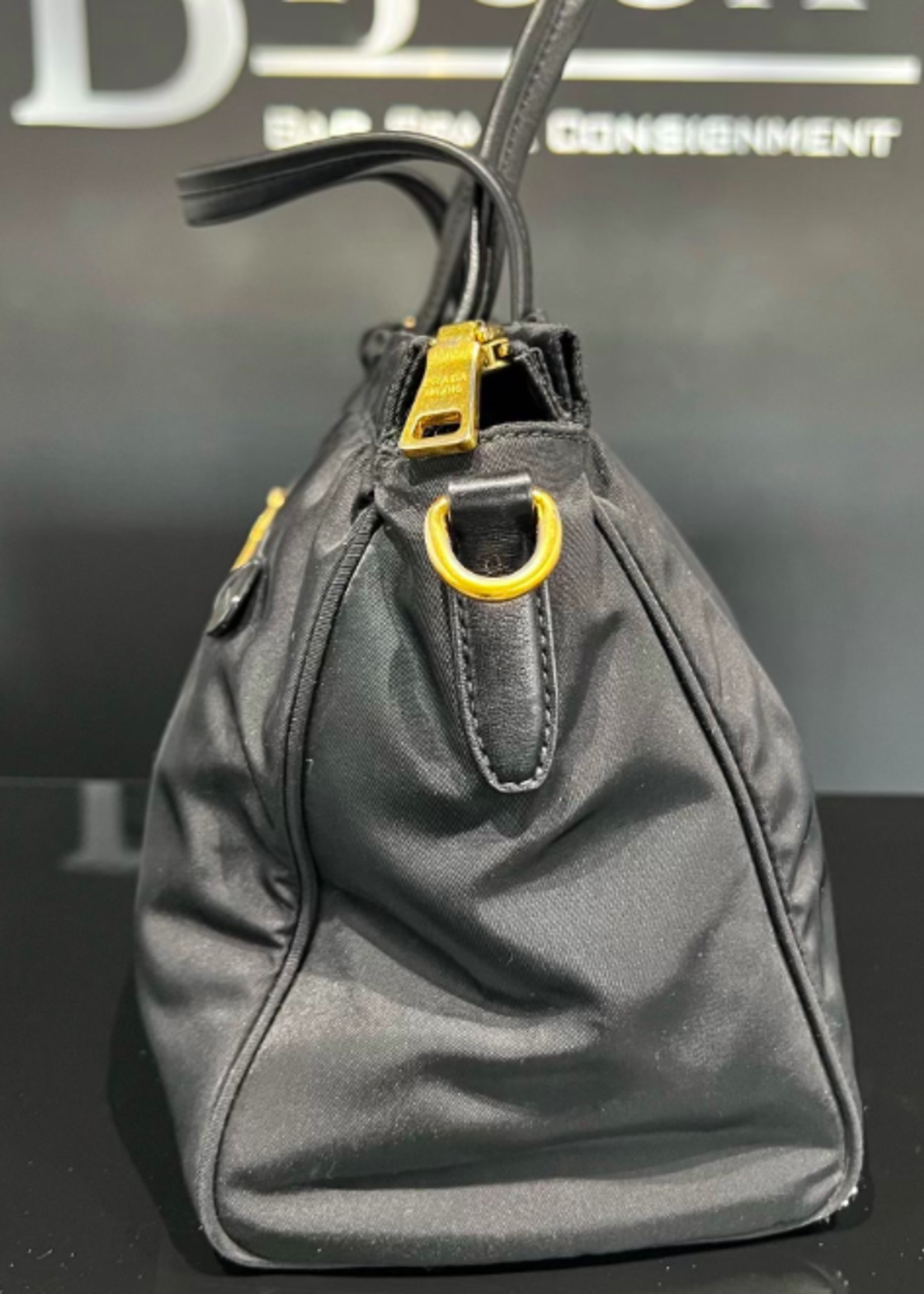 Prada SOLD- Prada Nylon Shoulder Bag- Black