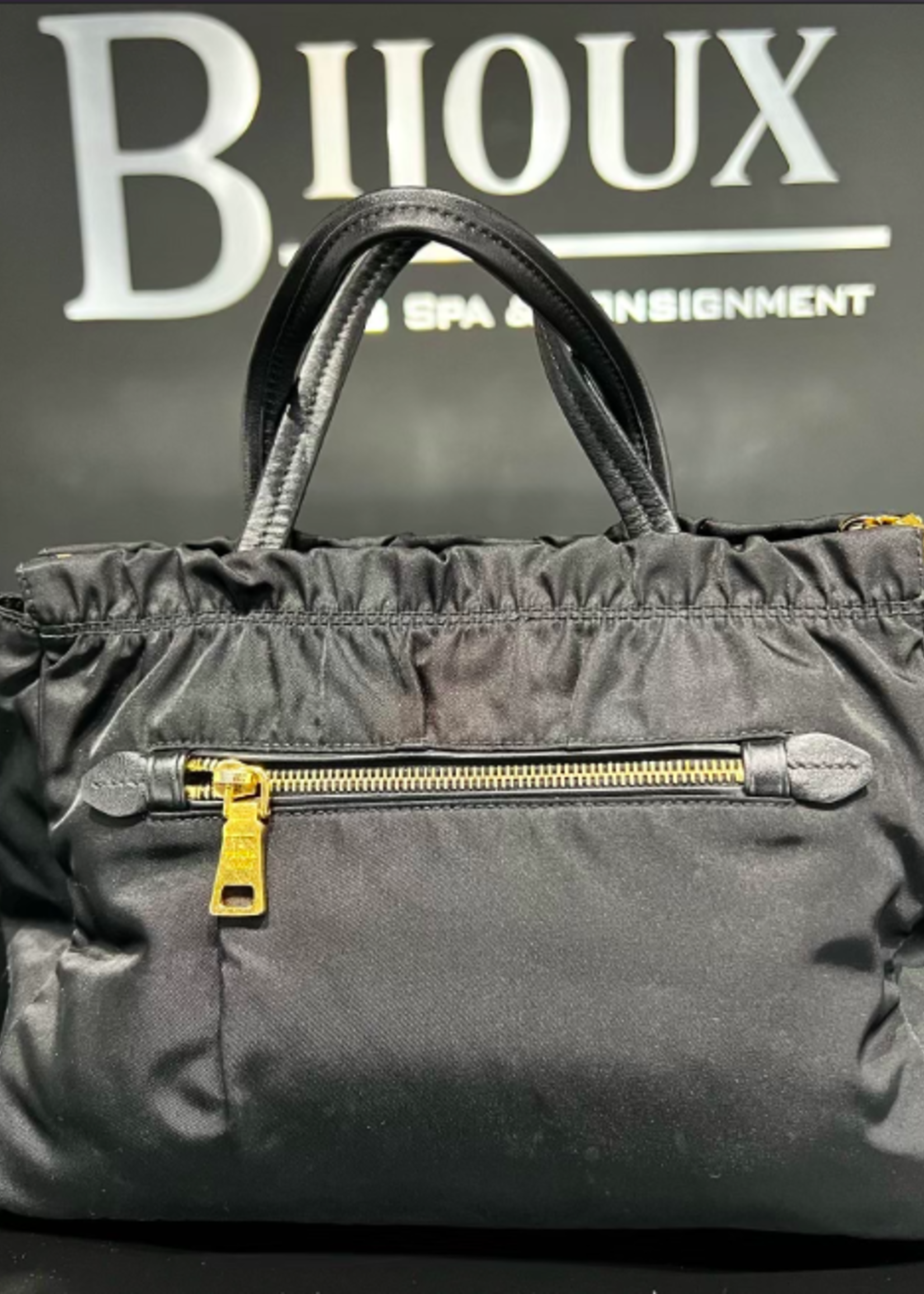 Prada SOLD- Prada Nylon Shoulder Bag- Black