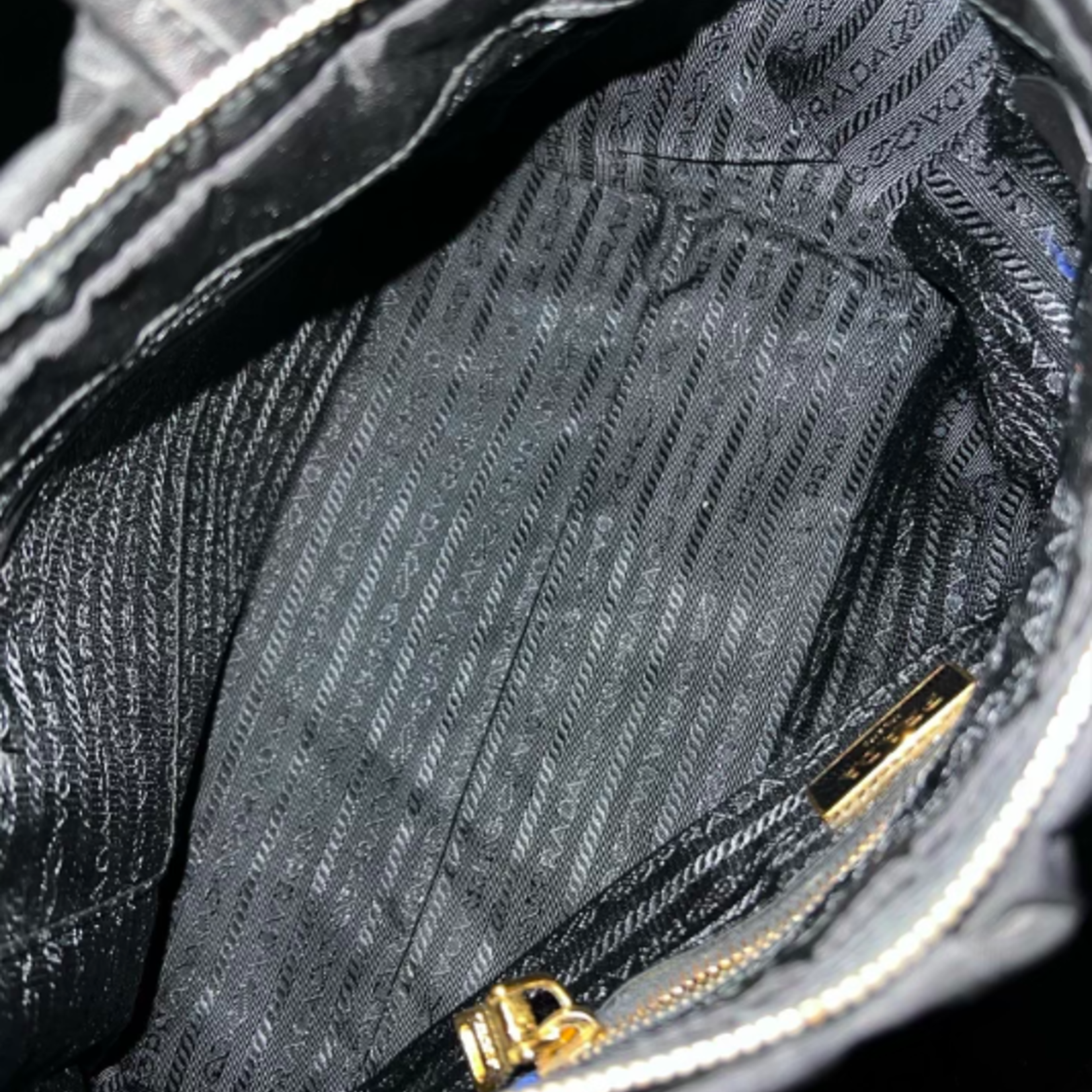Prada Prada Nylon Shoulder Bag- Black