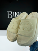 Gucci SOLD- Gucci Miami Platform Slides- 39