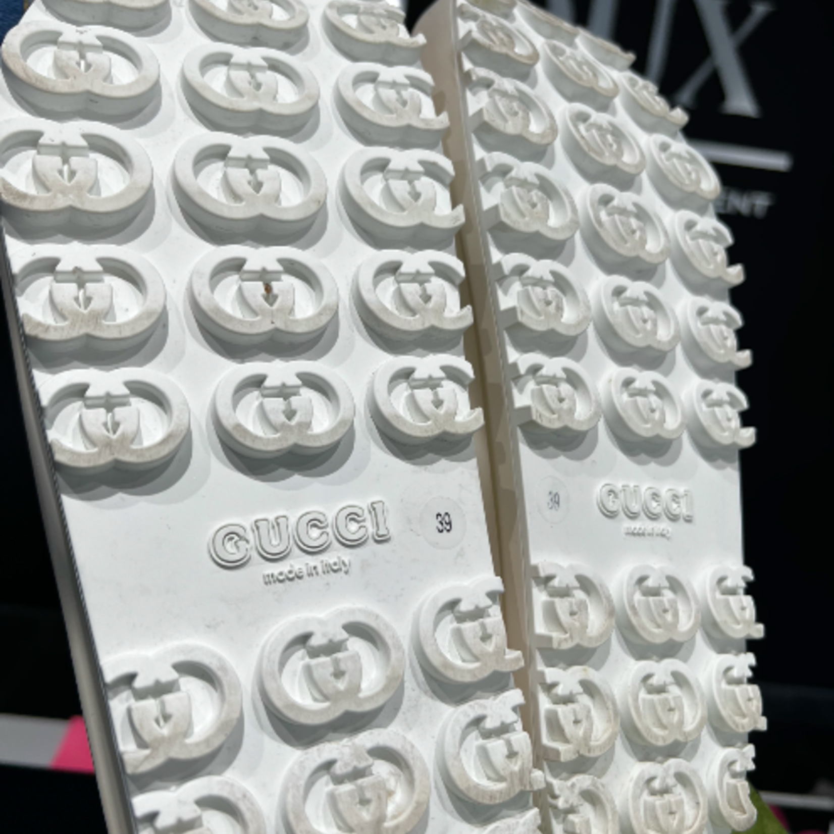 Gucci SOLD- Gucci Miami Platform Slides- 39