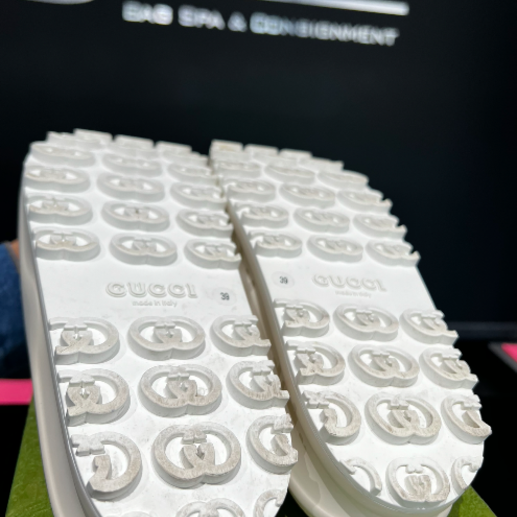 Gucci SOLD- Gucci Miami Platform Slides- 39