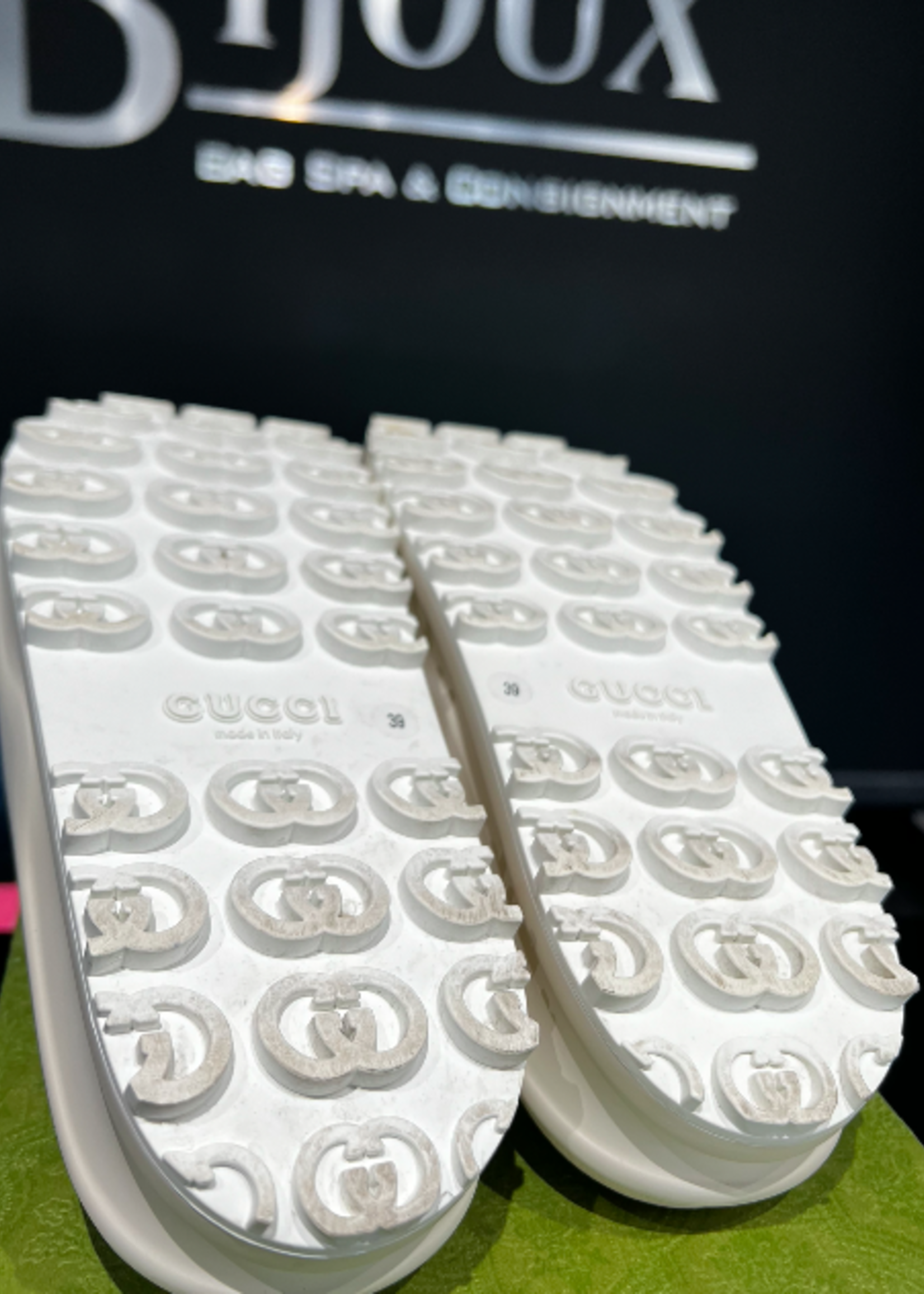 Gucci SOLD- Gucci Miami Platform Slides- 39