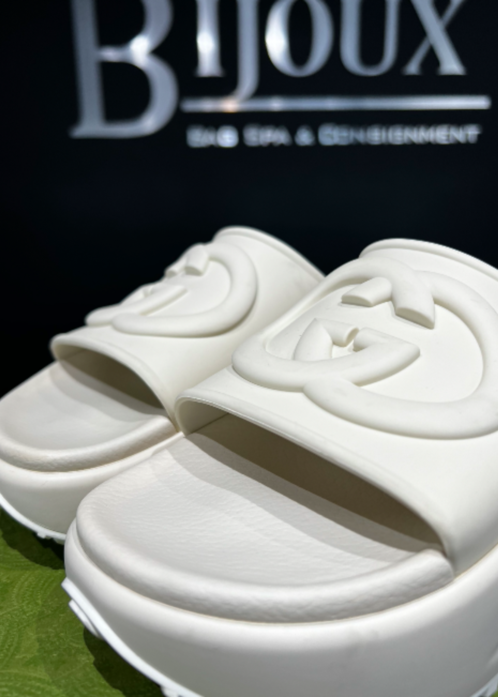 Gucci SOLD- Gucci Miami Platform Slides- 39