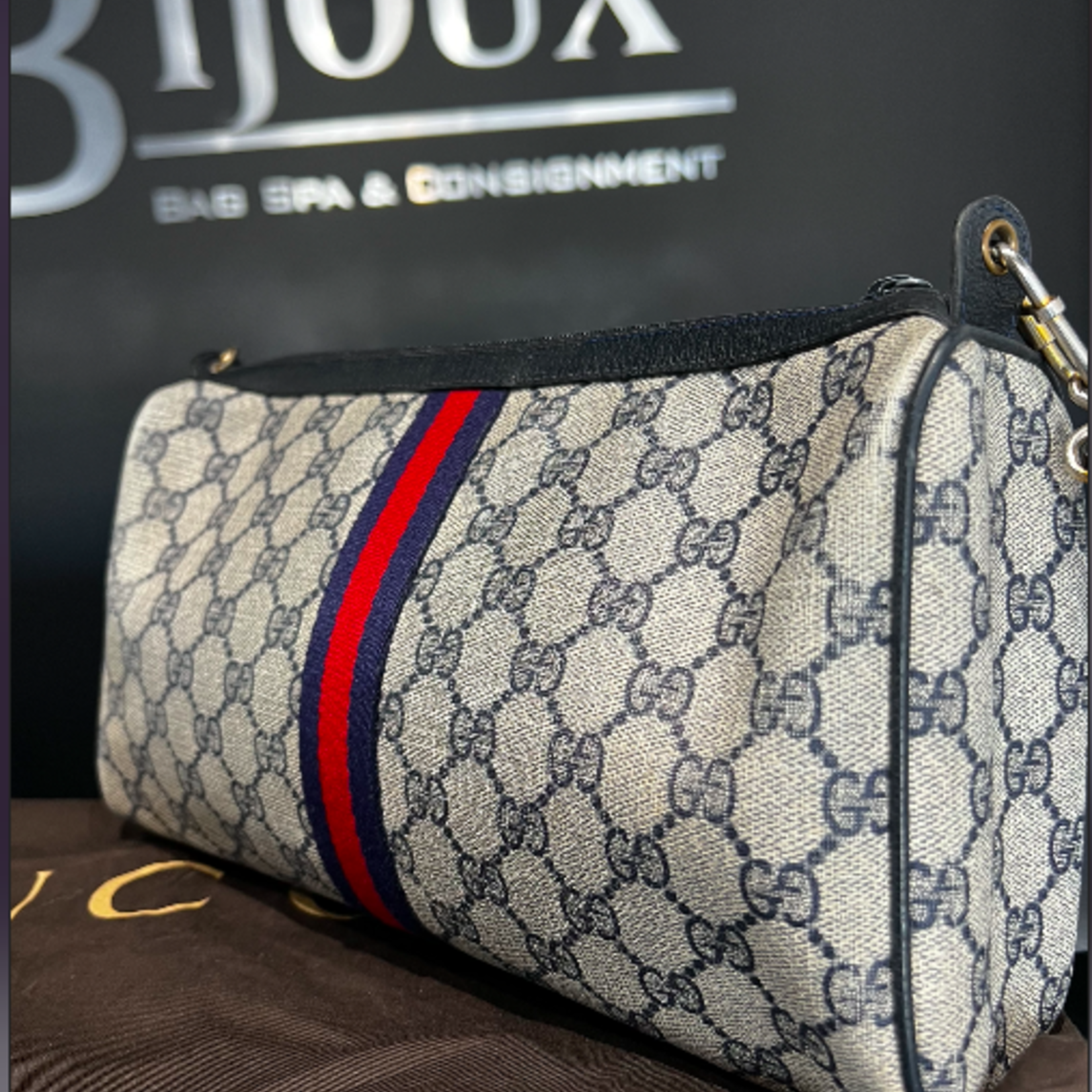 Gucci SOLD - Gucci Ophidia Crossbody Bag- Blue