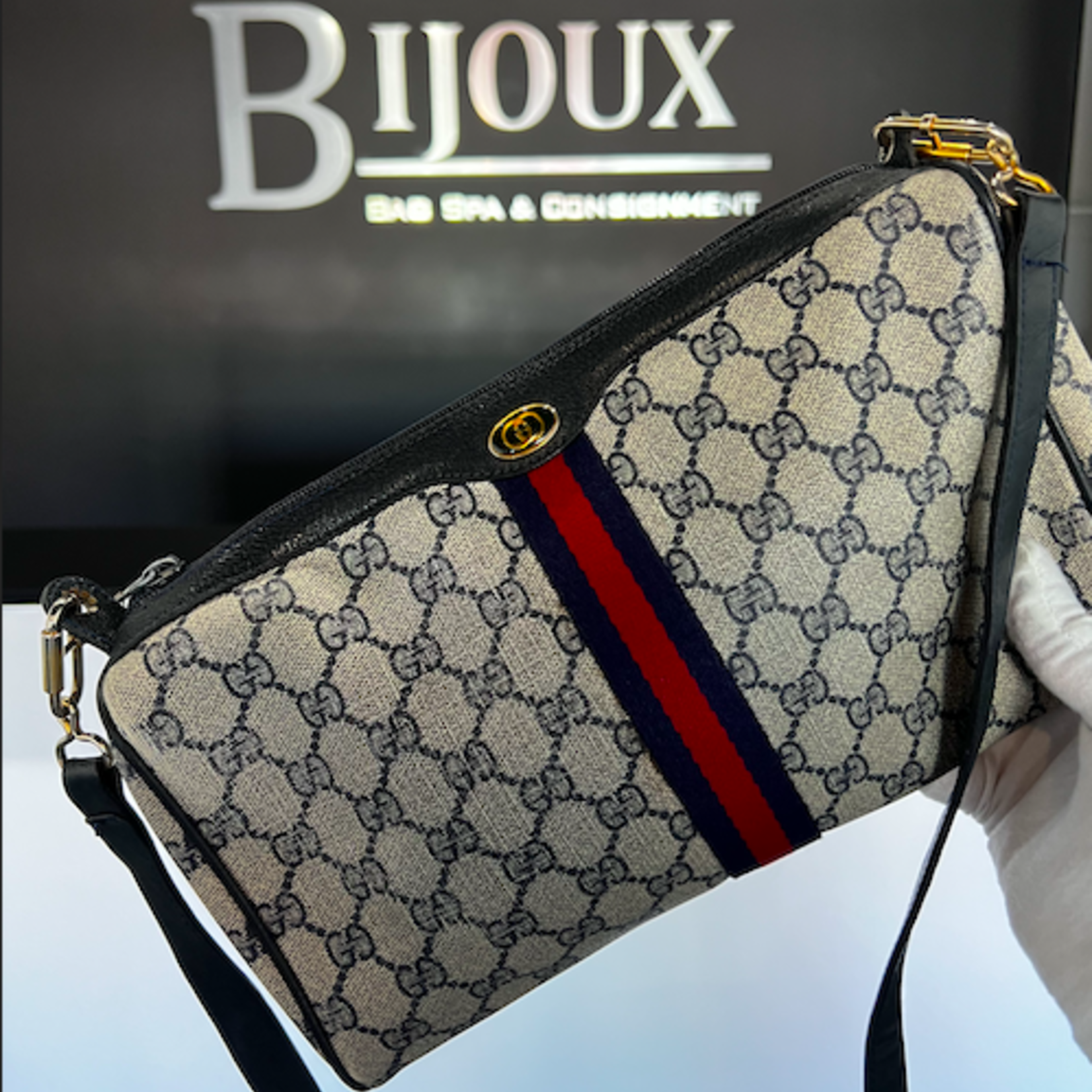 Gucci SOLD - Gucci Ophidia Crossbody Bag- Blue