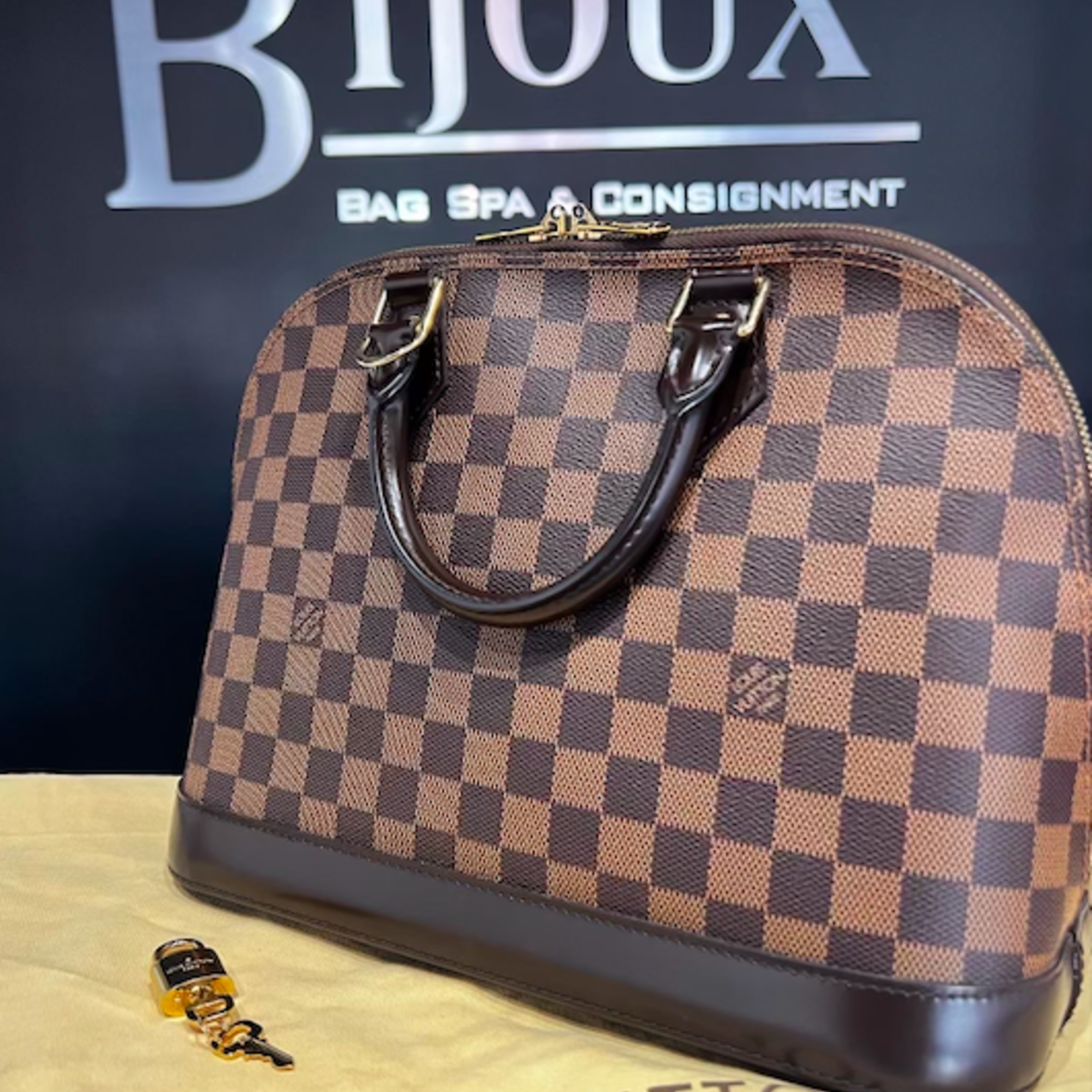 Louis Vuitton SOLD - Louis Vuitton Alma PM Damier Ebene