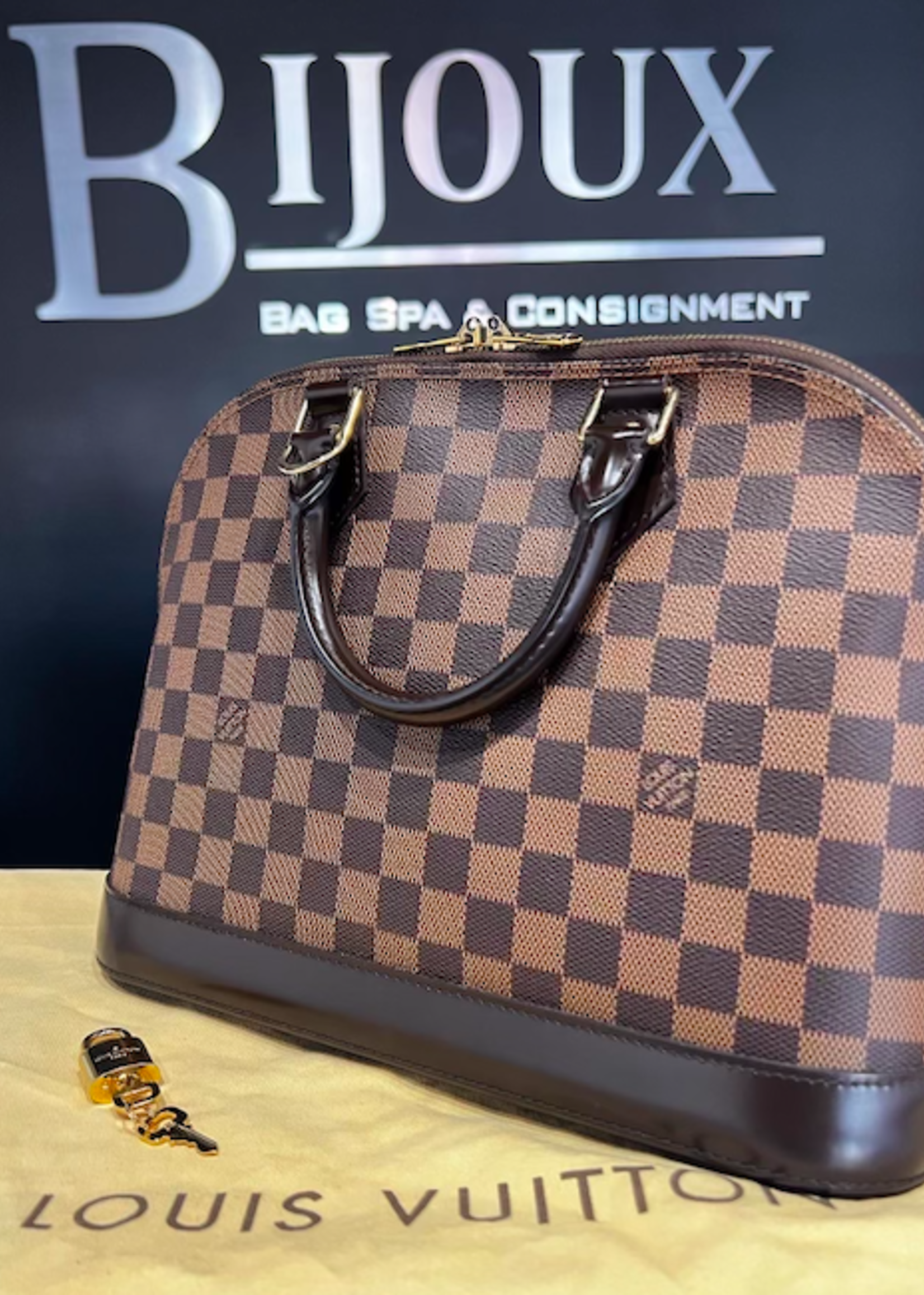 Louis Vuitton SOLD - Louis Vuitton Alma PM Damier Ebene
