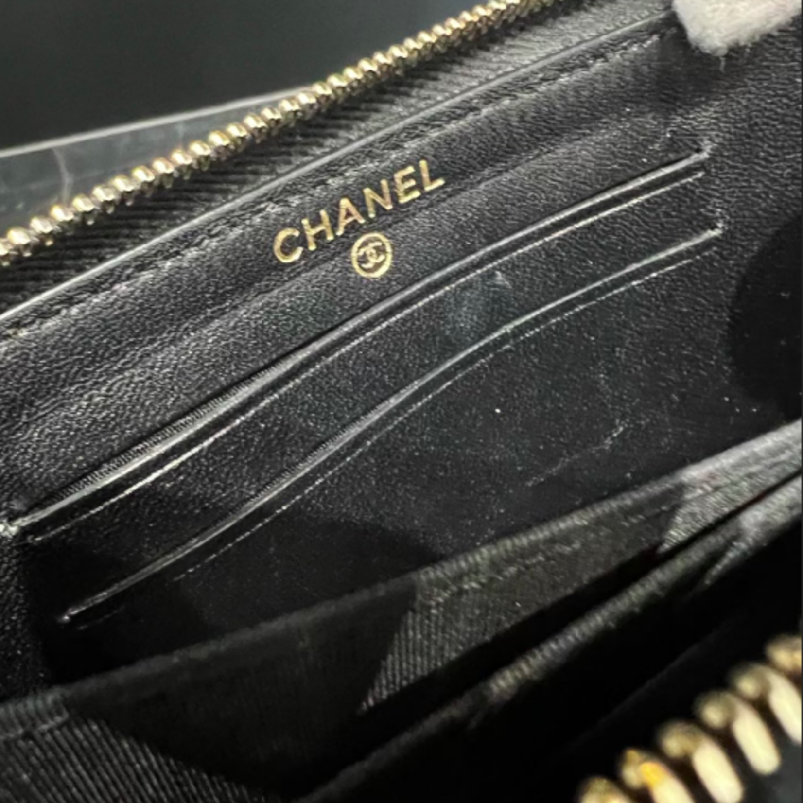 Chanel SOLD - Chanel Diamond Quilted Mini Wallet