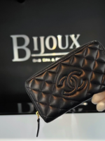 Chanel SOLD - Chanel Diamond Quilted Mini Wallet