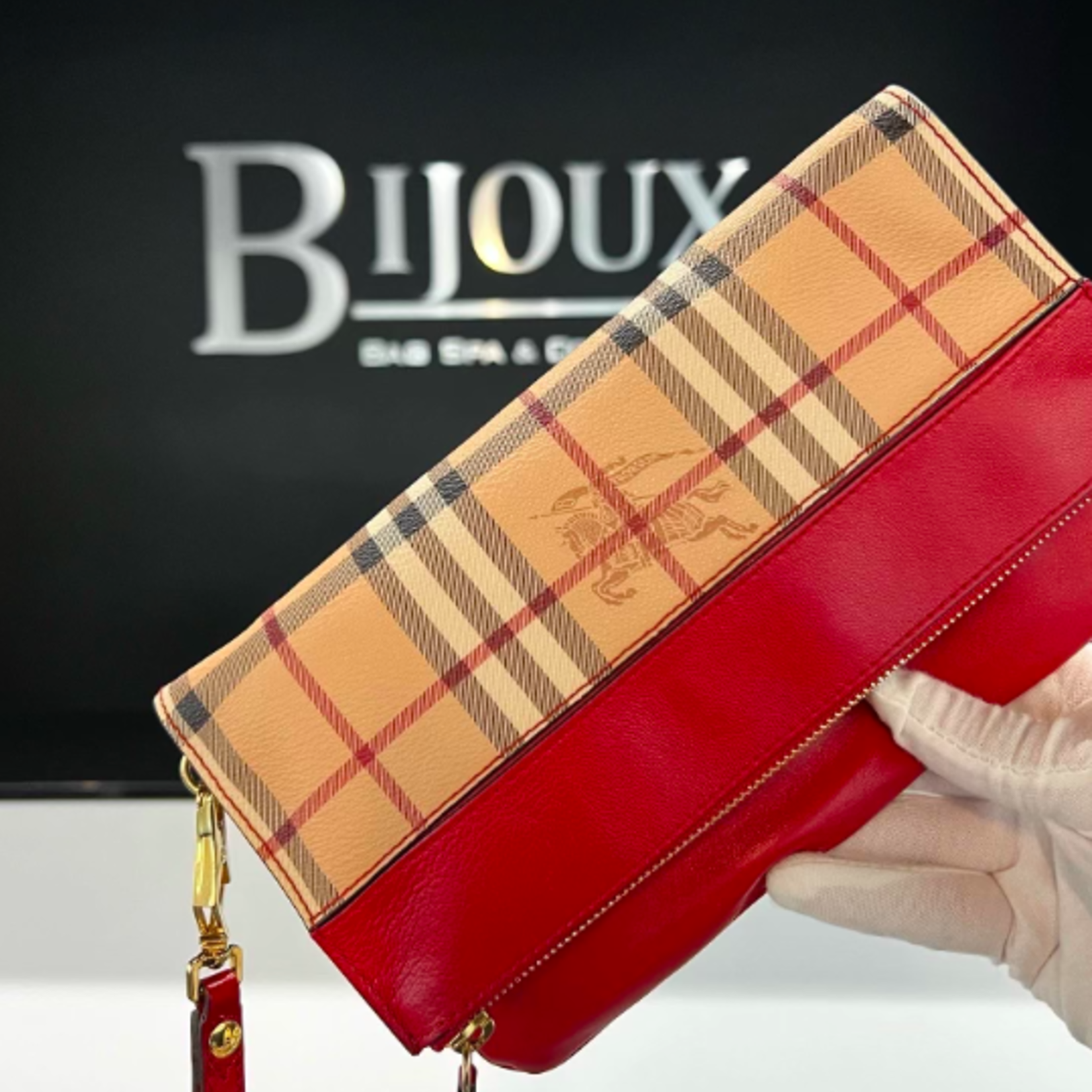 Burberry SOLD - Burberry Adeline Foldover Wristlet