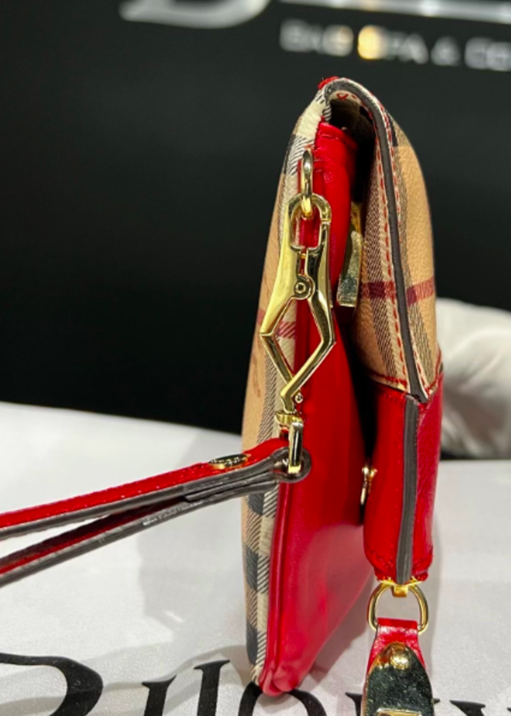 Burberry SOLD - Burberry Adeline Foldover Wristlet