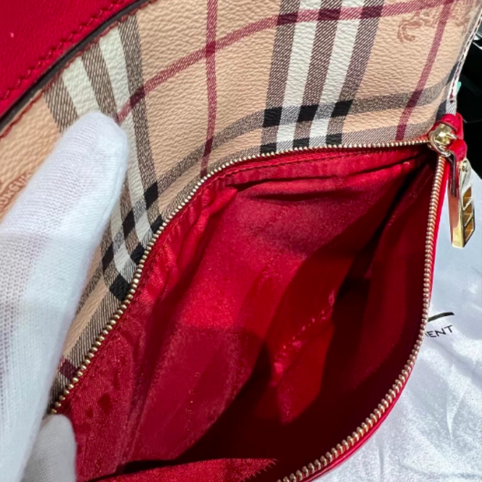 Burberry SOLD - Burberry Adeline Foldover Wristlet