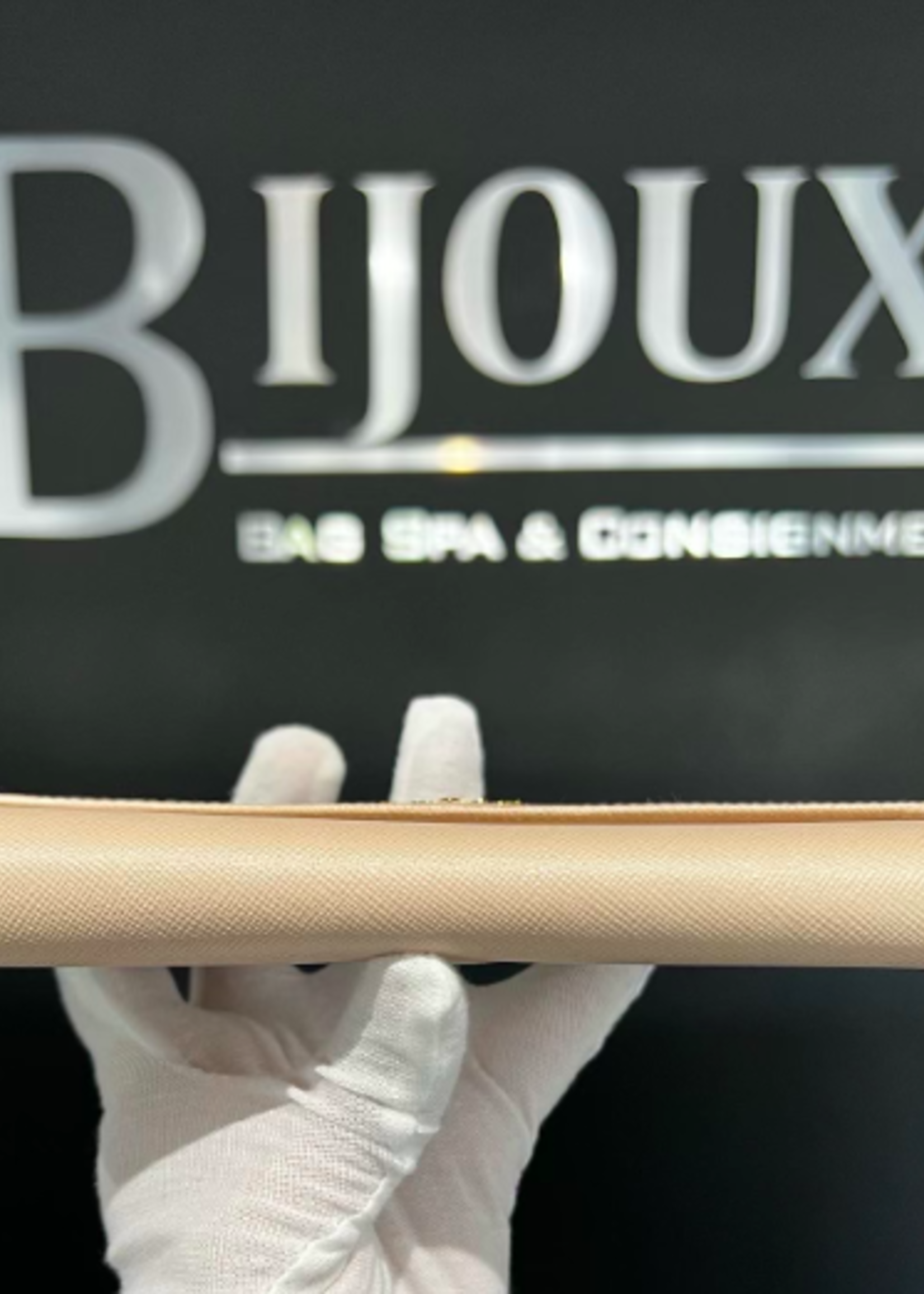 Prada SOLD - Prada Cipria Saffiano Leather Wallet