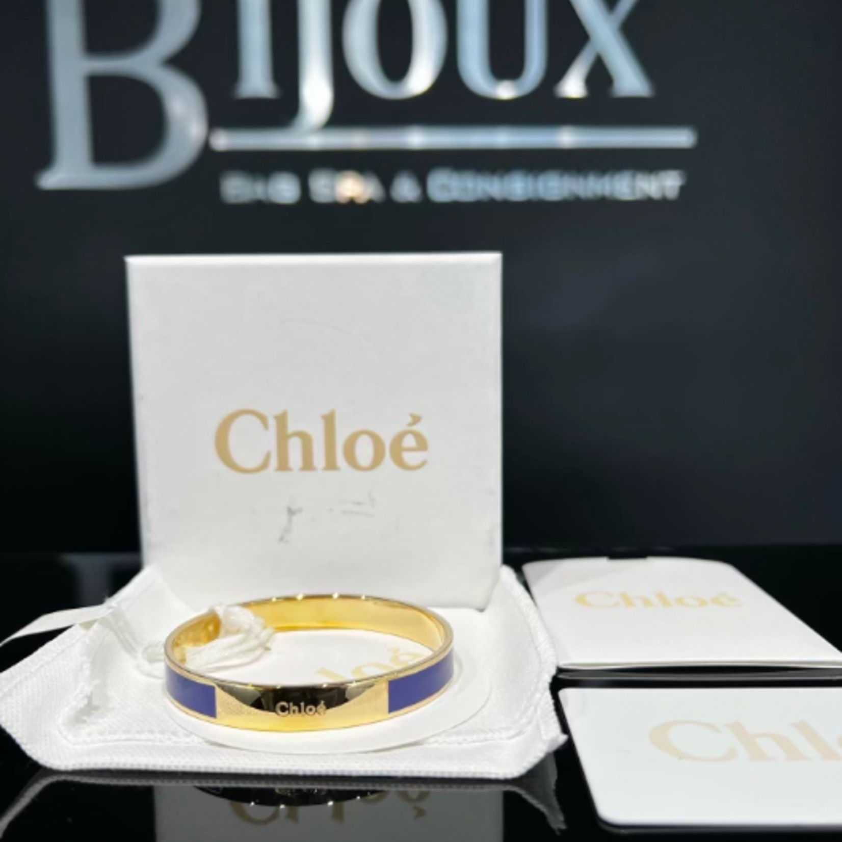 Chloe Chloe Blue Enamel Bracelet (BNIB)