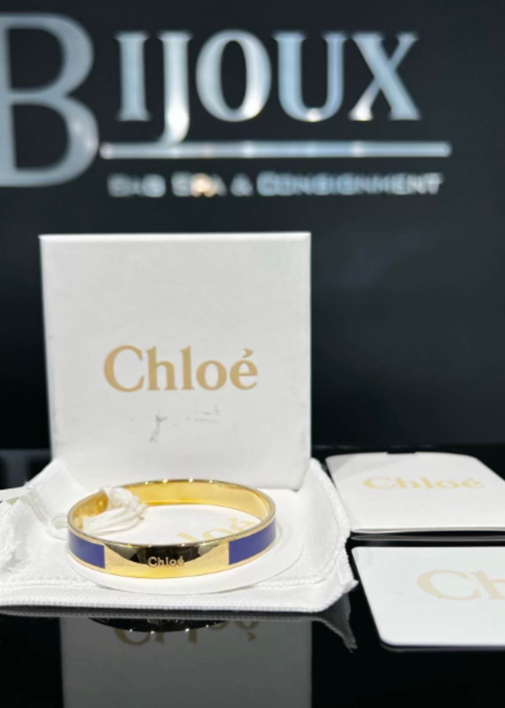 Chloe Chloe Blue Enamel Bracelet (BNIB)