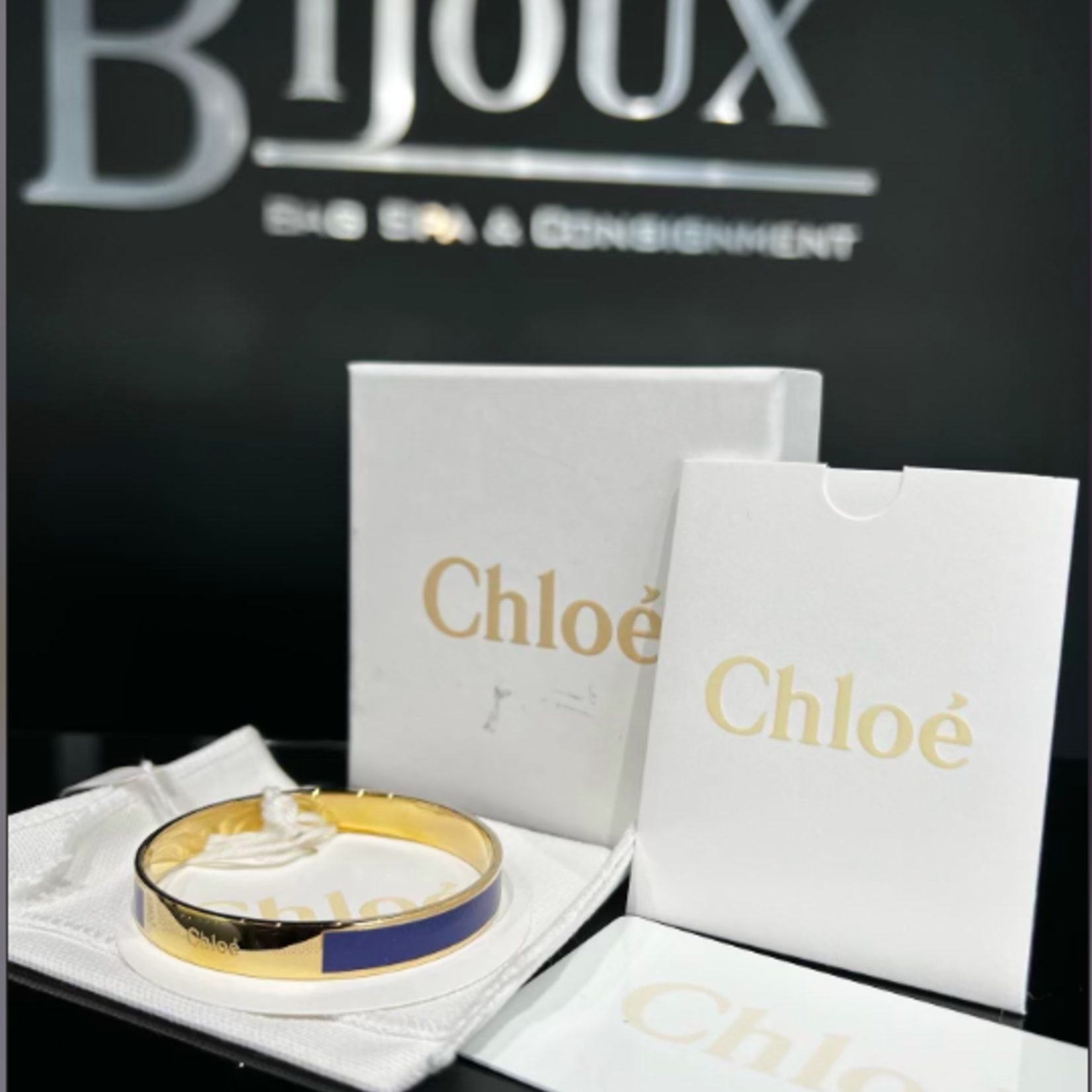 Chloe Chloe Blue Enamel Bracelet (BNIB)