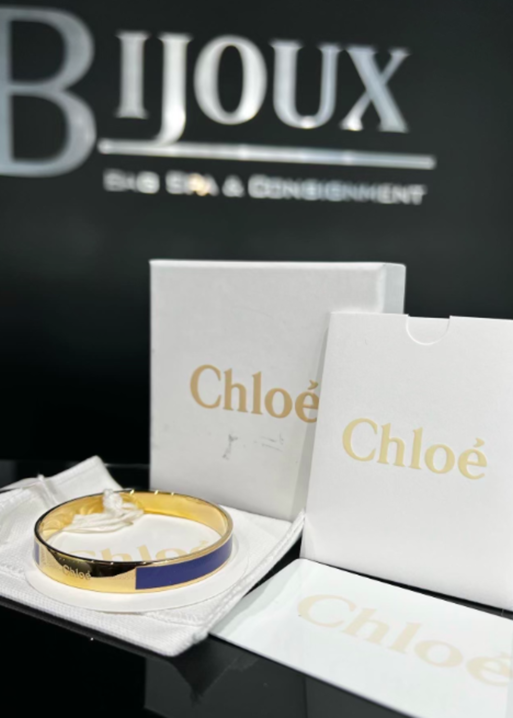 Chloe Chloe Blue Enamel Bracelet (BNIB)